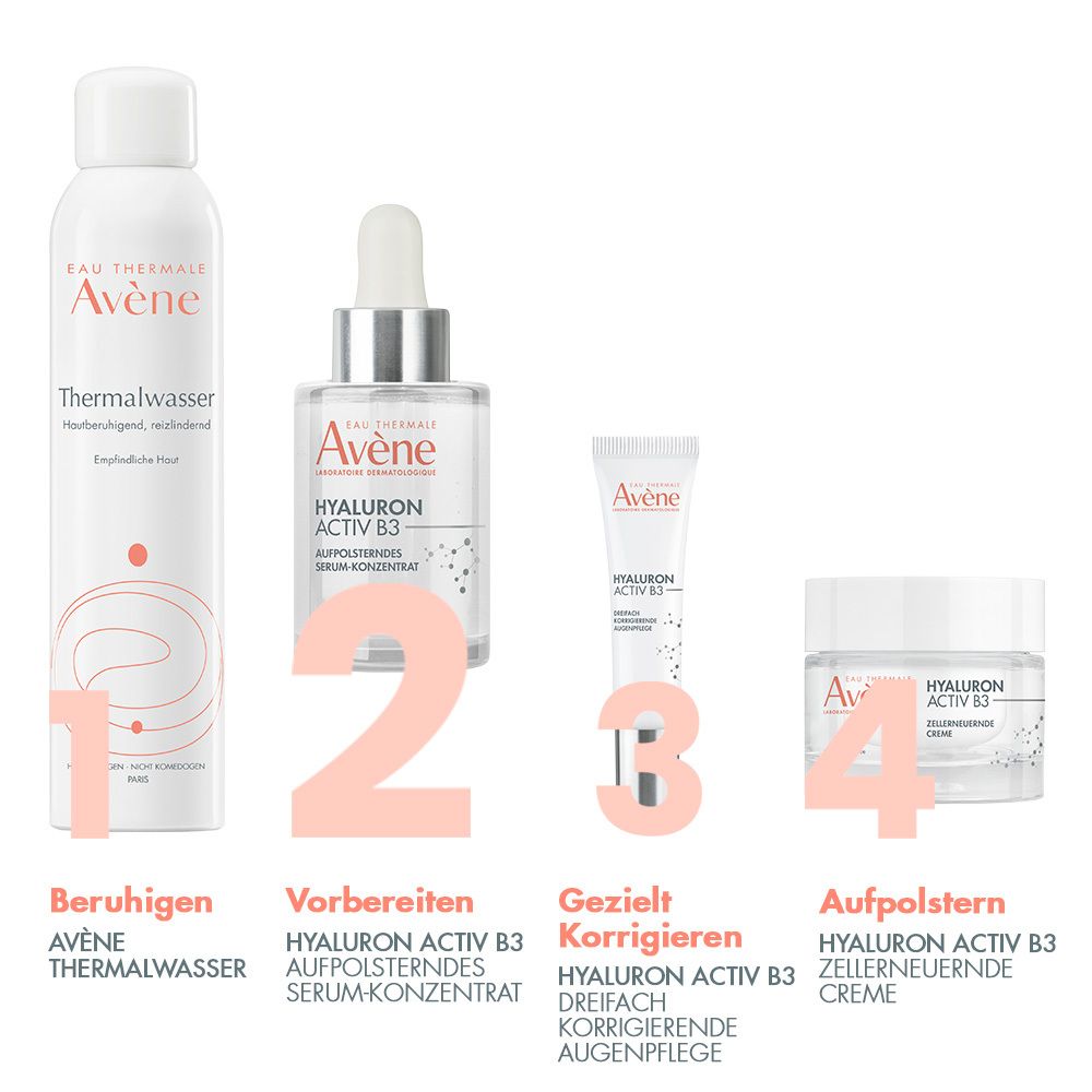 Avène Hyaluron Activ B3 Aufpolsterndes Serum-Konzentrat - Anti-Aging Serum