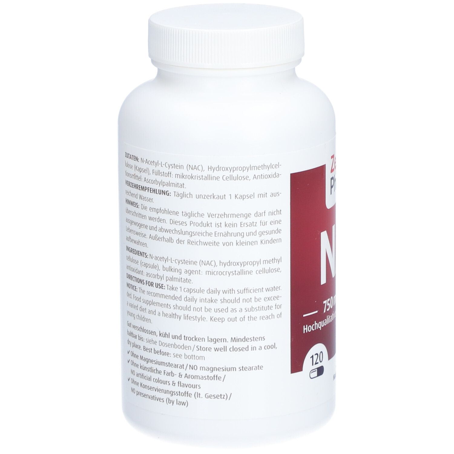 ZeinPharma®Taurin 1000 mg 120 St - Redcare Apotheke