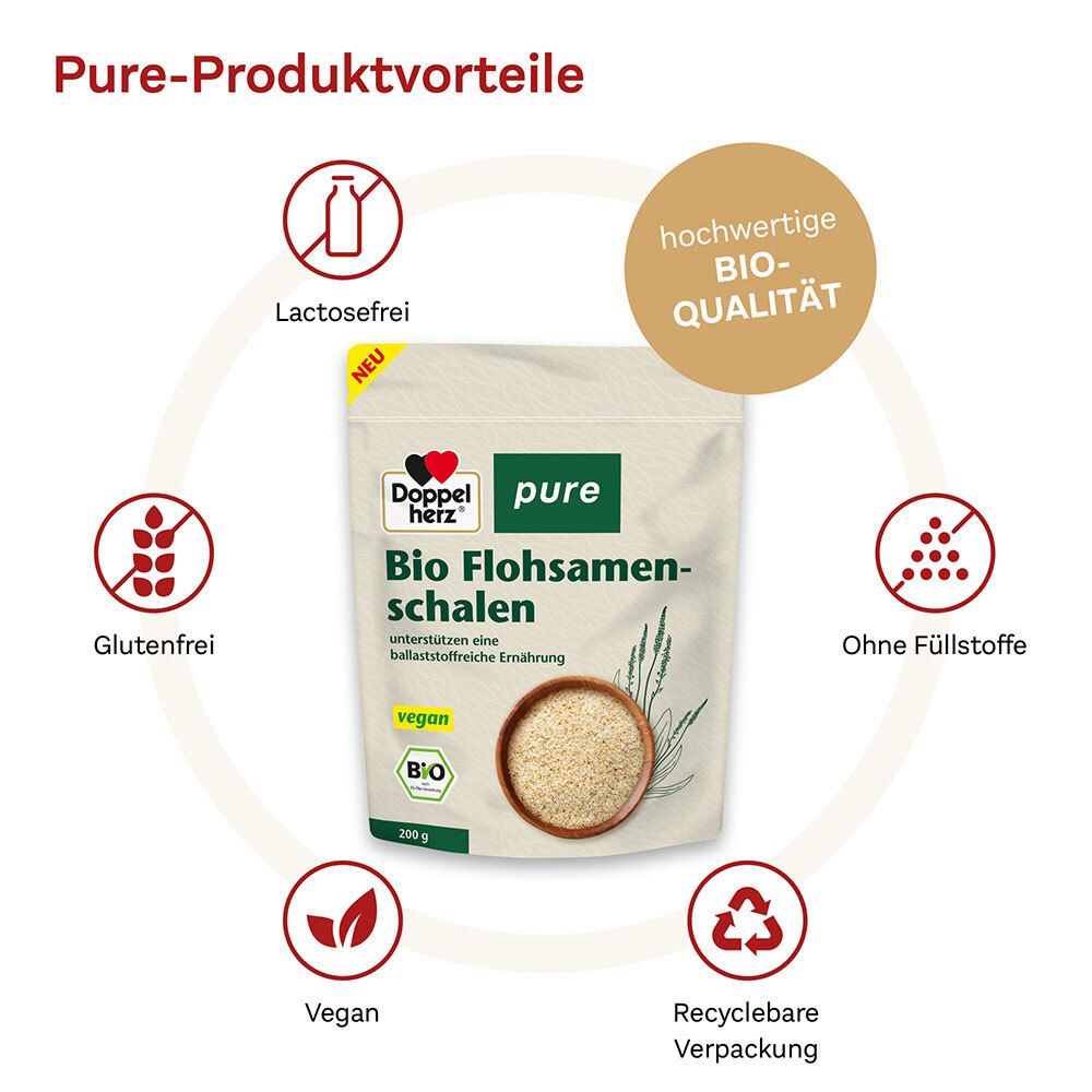 Doppelherz® Bio Peaux de graines de puces