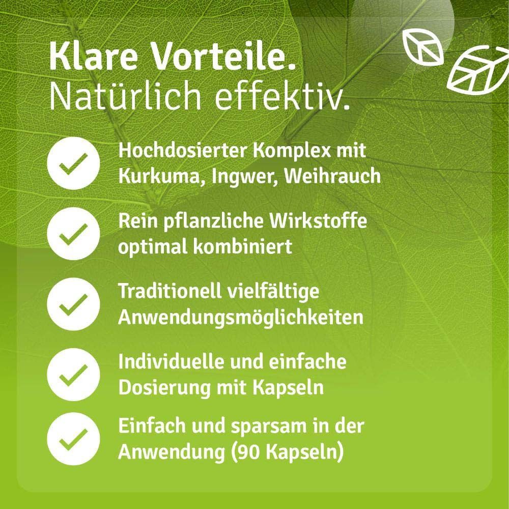 Texte: Complexe à haute dose, ingrédients actifs purement végétaux, possibilités d'application traditionnellement variées, dosage facile.