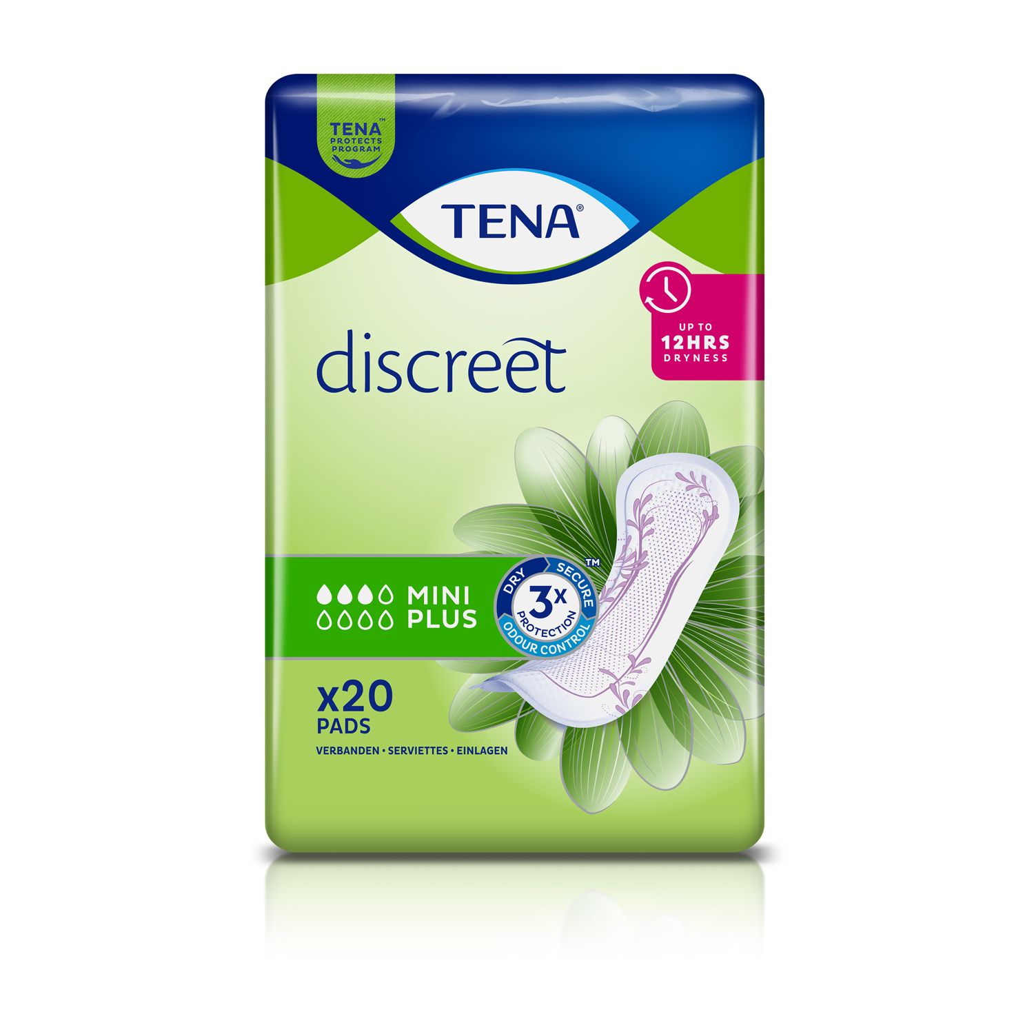 TENA DISCREET Inkontinenz Einlagen mini plus