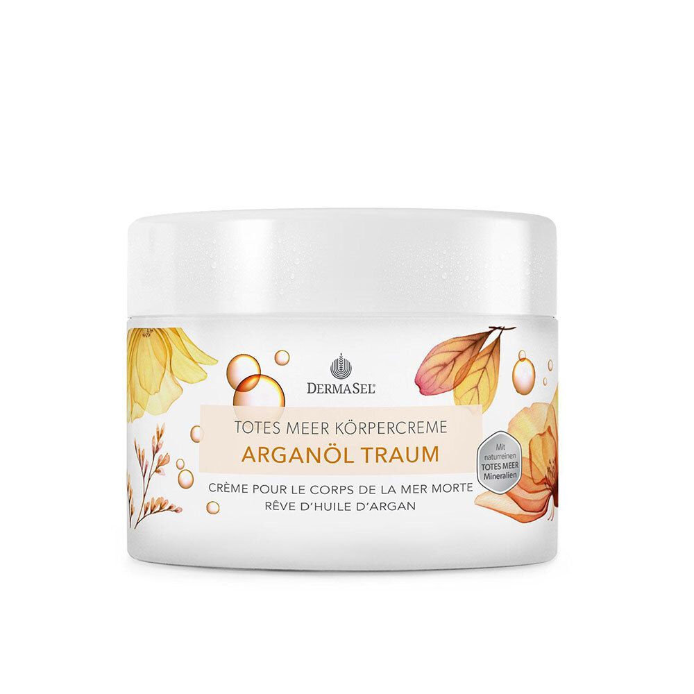 DERMASEL® CRÈME POUR LE CORPS À L'HUILE D'ARGAN DE LA MER MORTE RÊVE