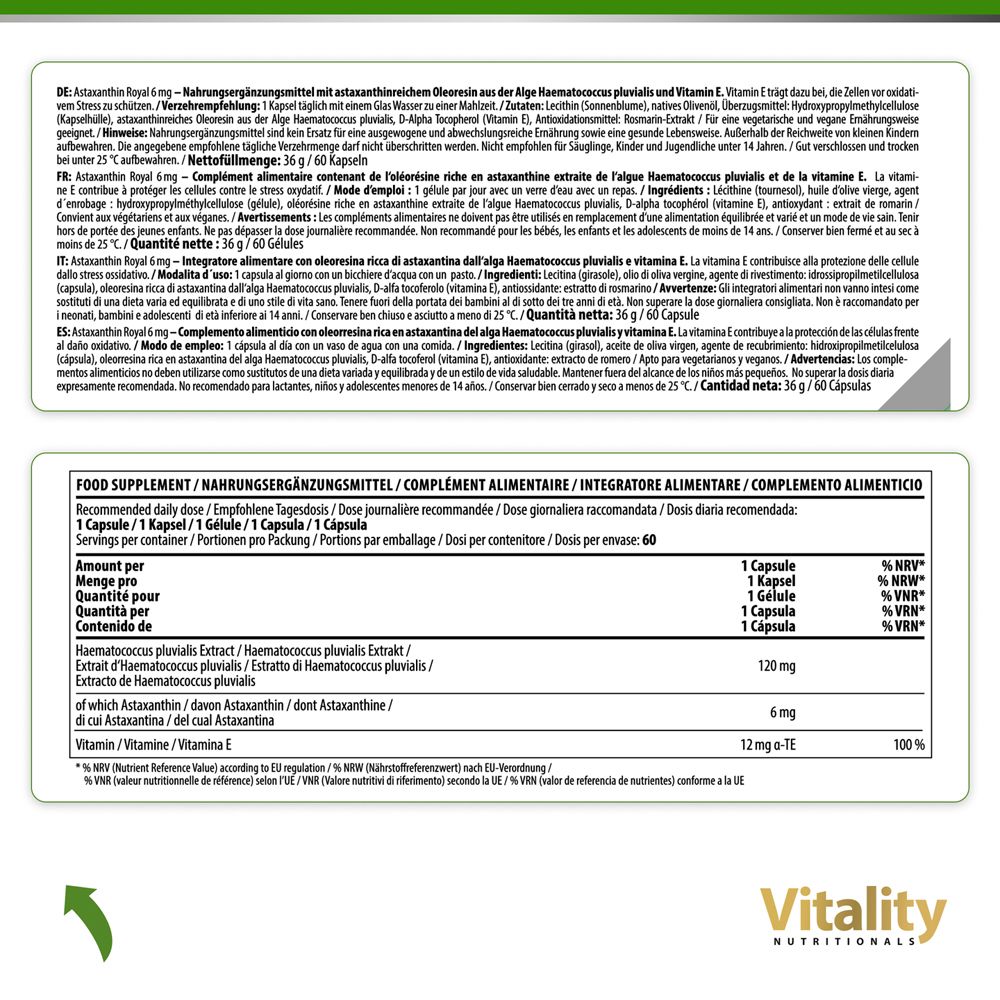 Vitality Astaxanthin Royal