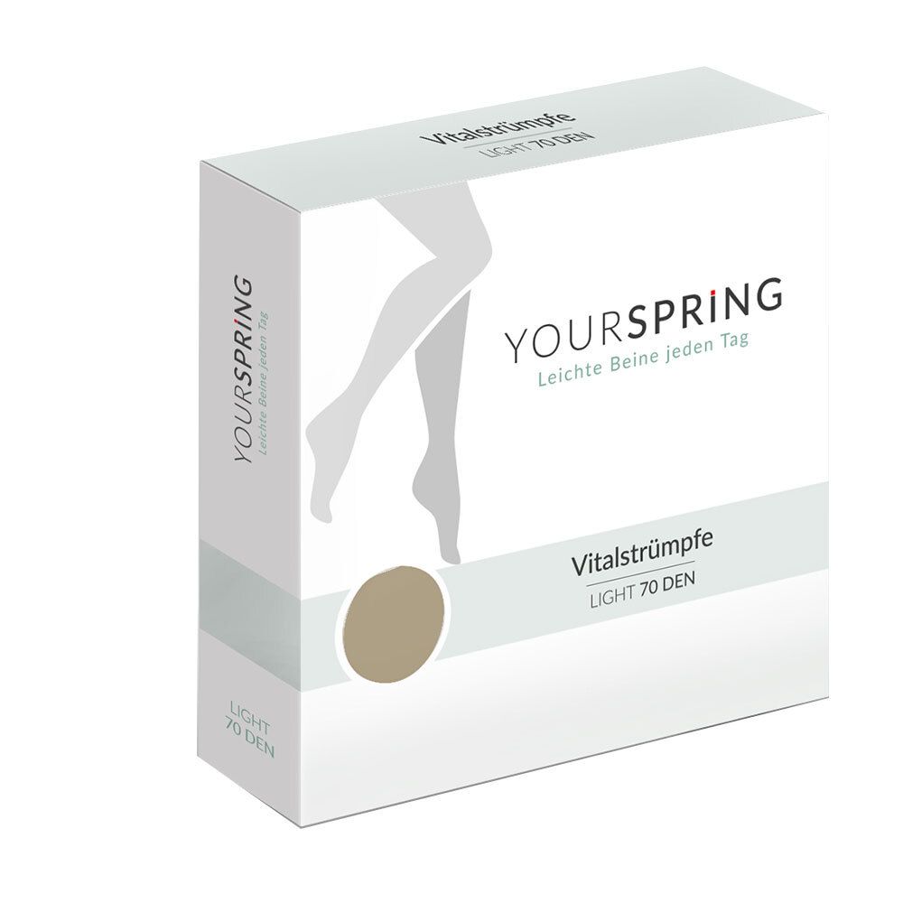Spring® YOURSPRING LIGHT Vital-Kniestrumpf Gr. 36/37 olive