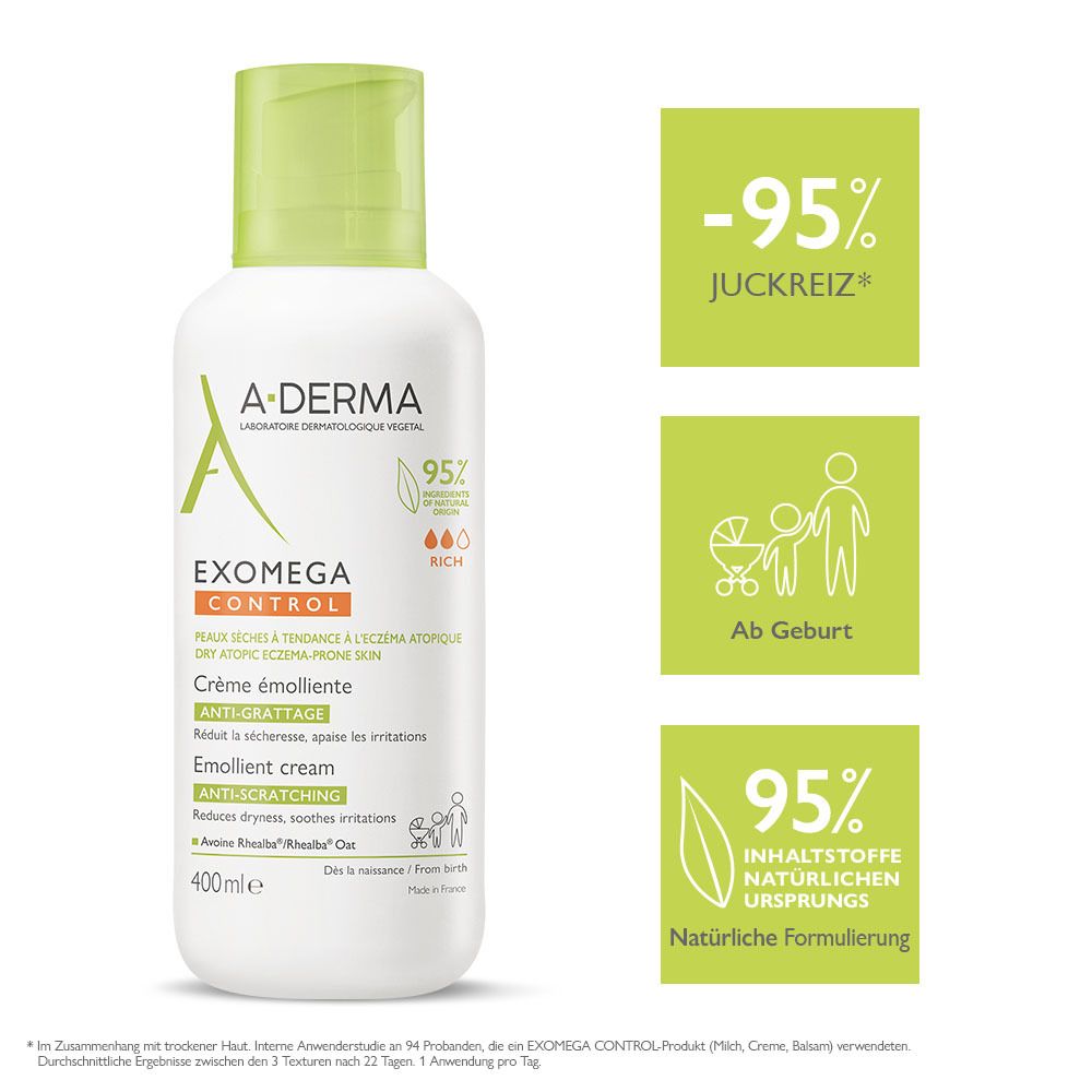 A-DERMA EXOMEGA CONTROL PROMO CRÈME + SPRAY