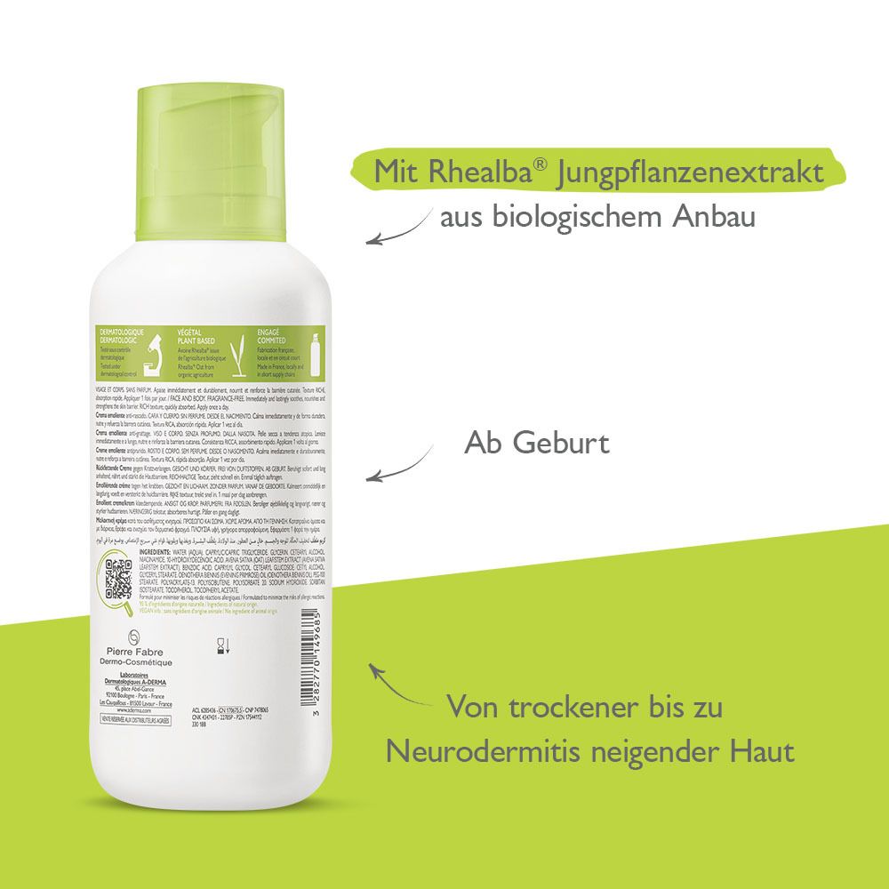 A-DERMA EXOMEGA CONTROL PROMO CRÈME + SPRAY