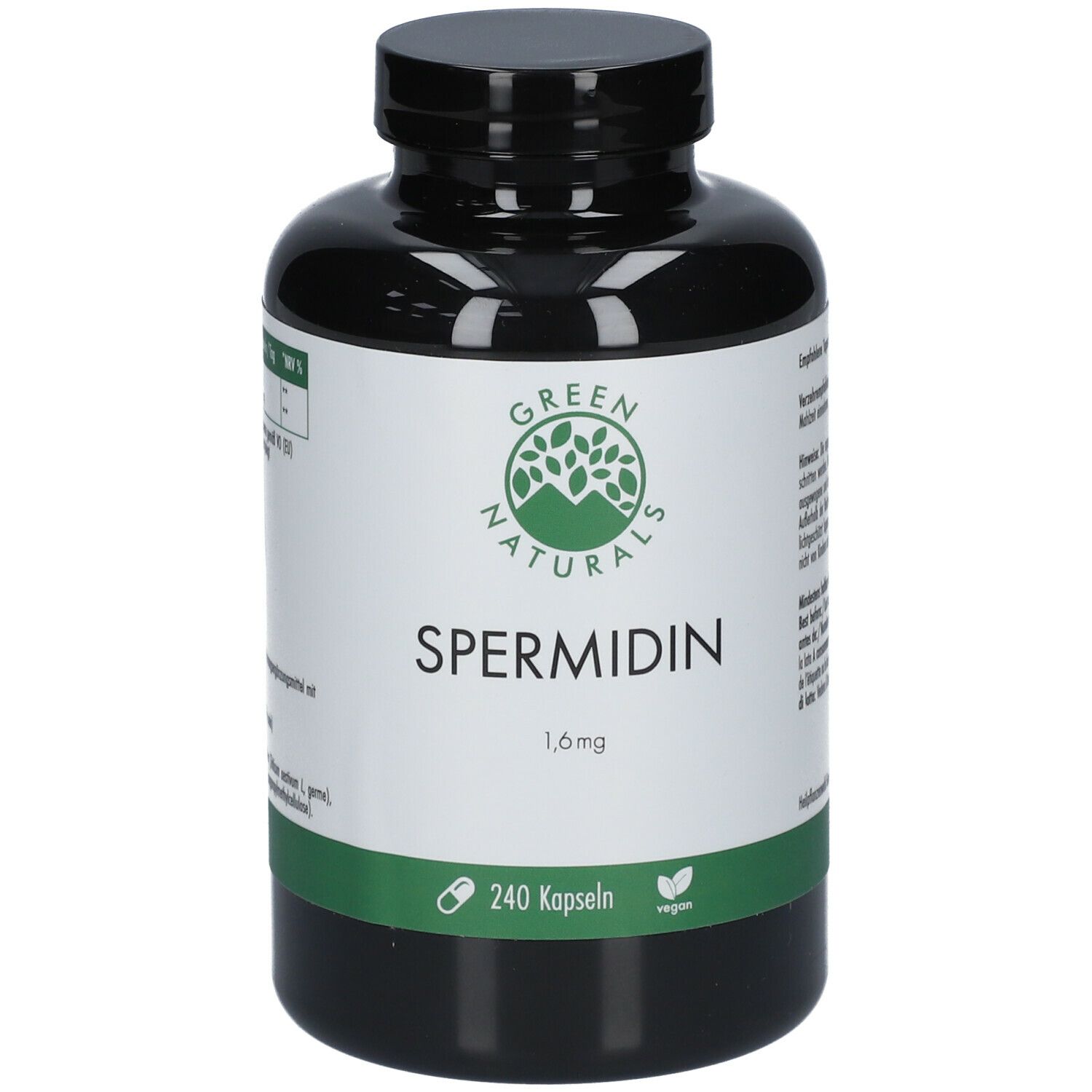 GREEN NATURALS Spermidin 1,6 mg vegan