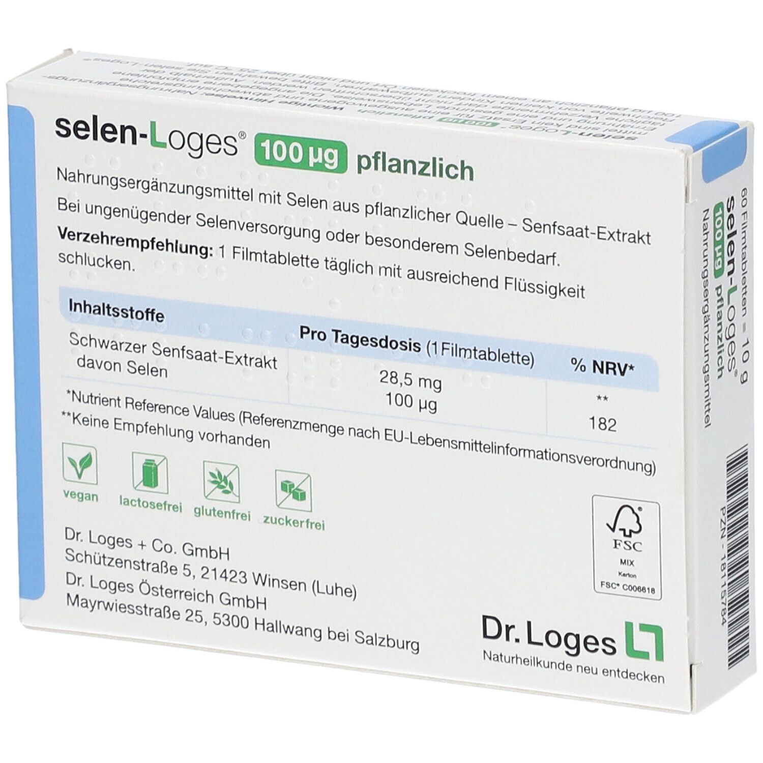 DR.LOGES Sélénium-Loges® 100µg végan