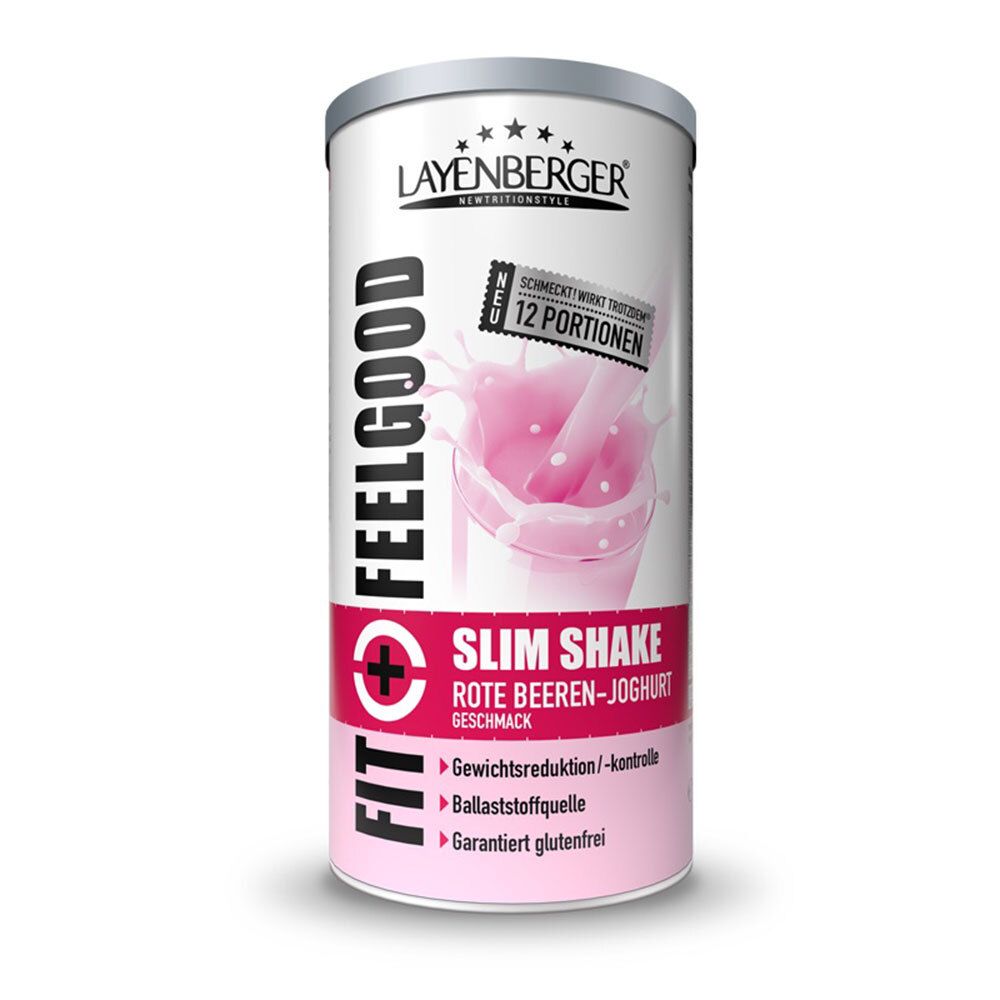 LAYENBERGER FIT+FEELGOOD Slim Shake Baies rouges-Yaourt