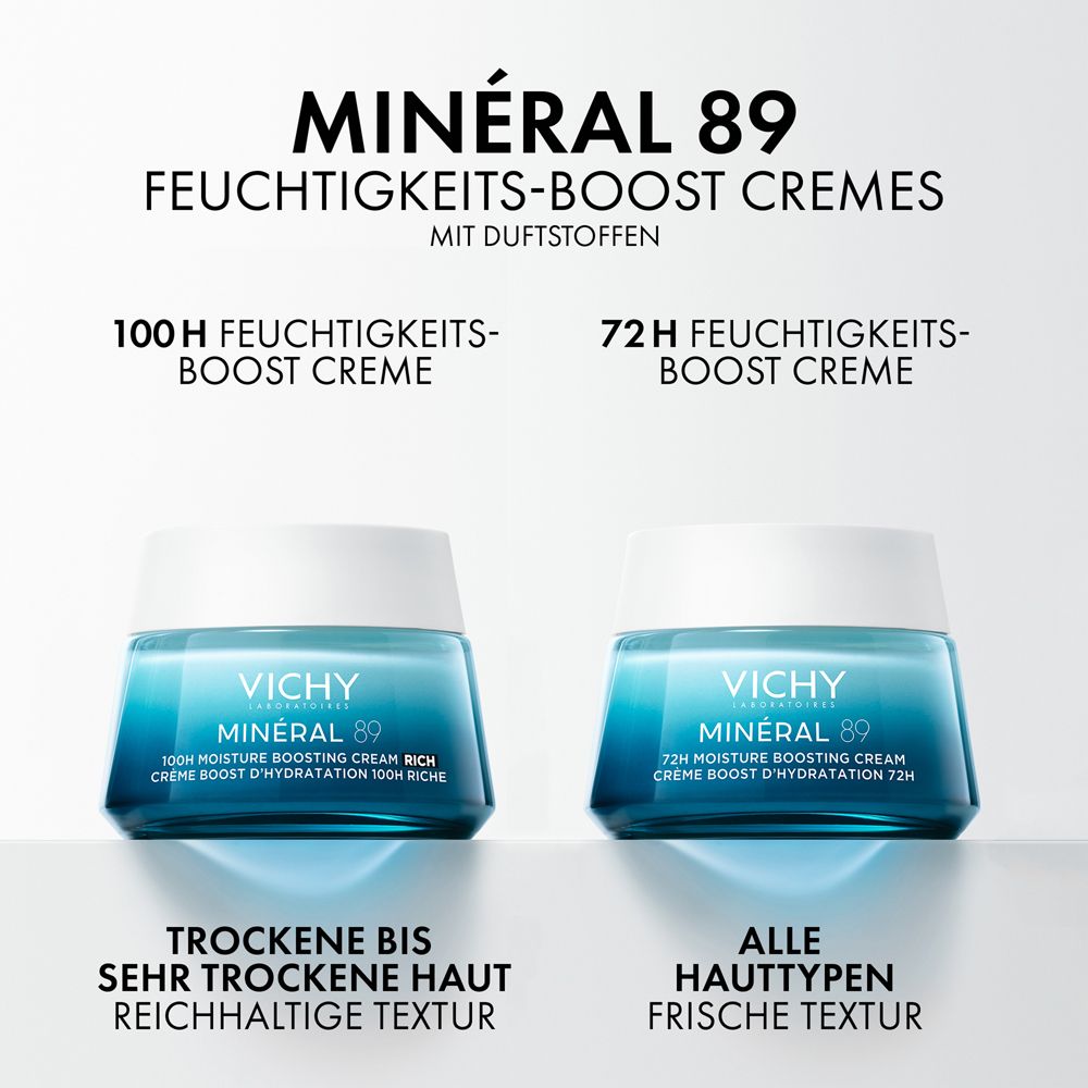 Vichy Minéral 89 72H Feuchtigkeits-Boost Creme mit Duft für normale Haut