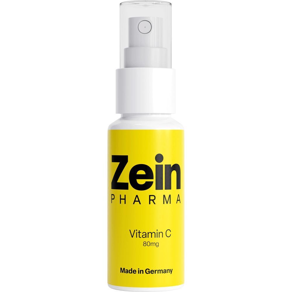 ZeinPharma Sirop Vitamine C 80mg flacon avec spray. Fabriqué en Allemagne.