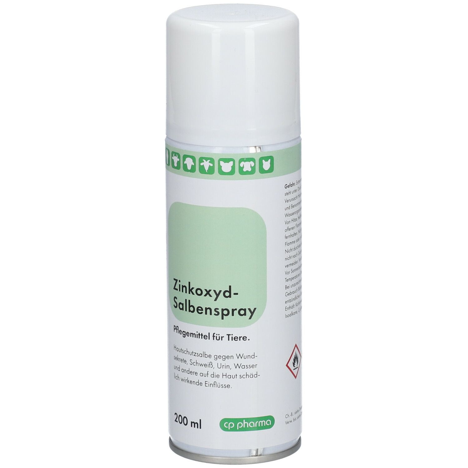 Zinkoxyd-Salbenspray für Tiere