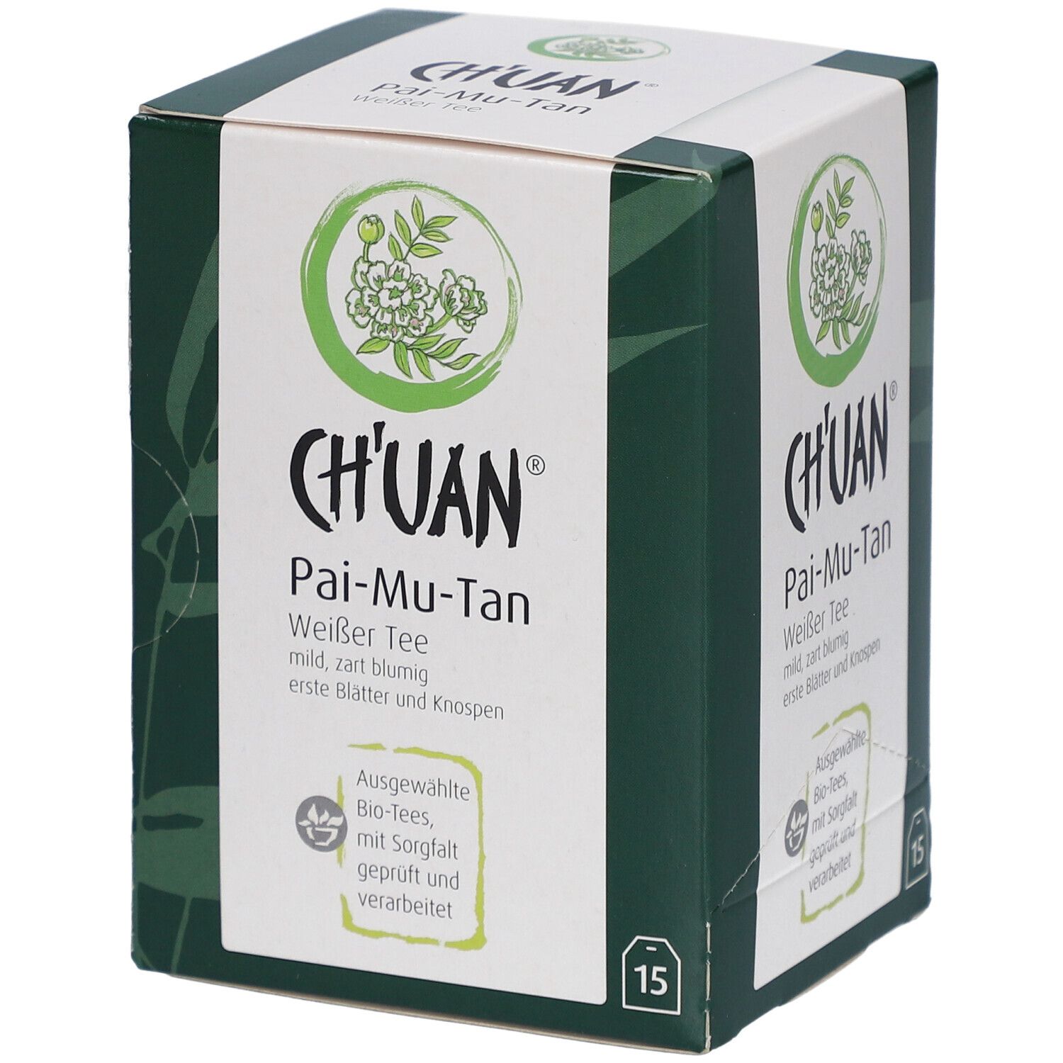 Schoenenberger Ch'uan Pai-Mu-Tan Thé blanc bio - sachets filtres