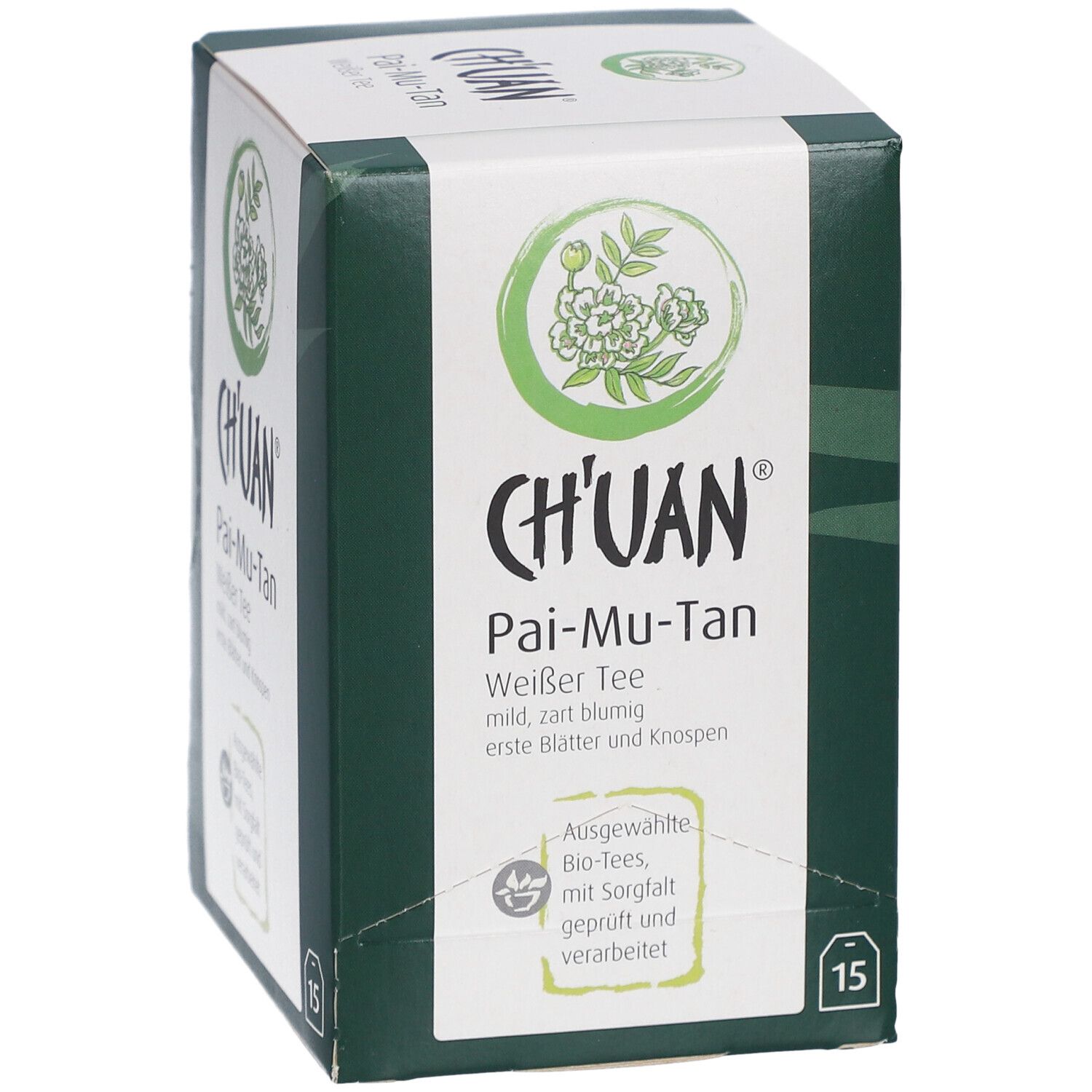 Schoenenberger Ch'uan Pai-Mu-Tan Thé blanc bio - sachets filtres