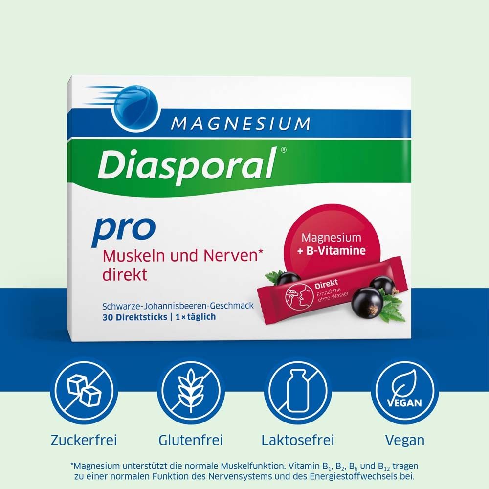 Magnésium-Diasporal® Pro Muscles et nerfs directement