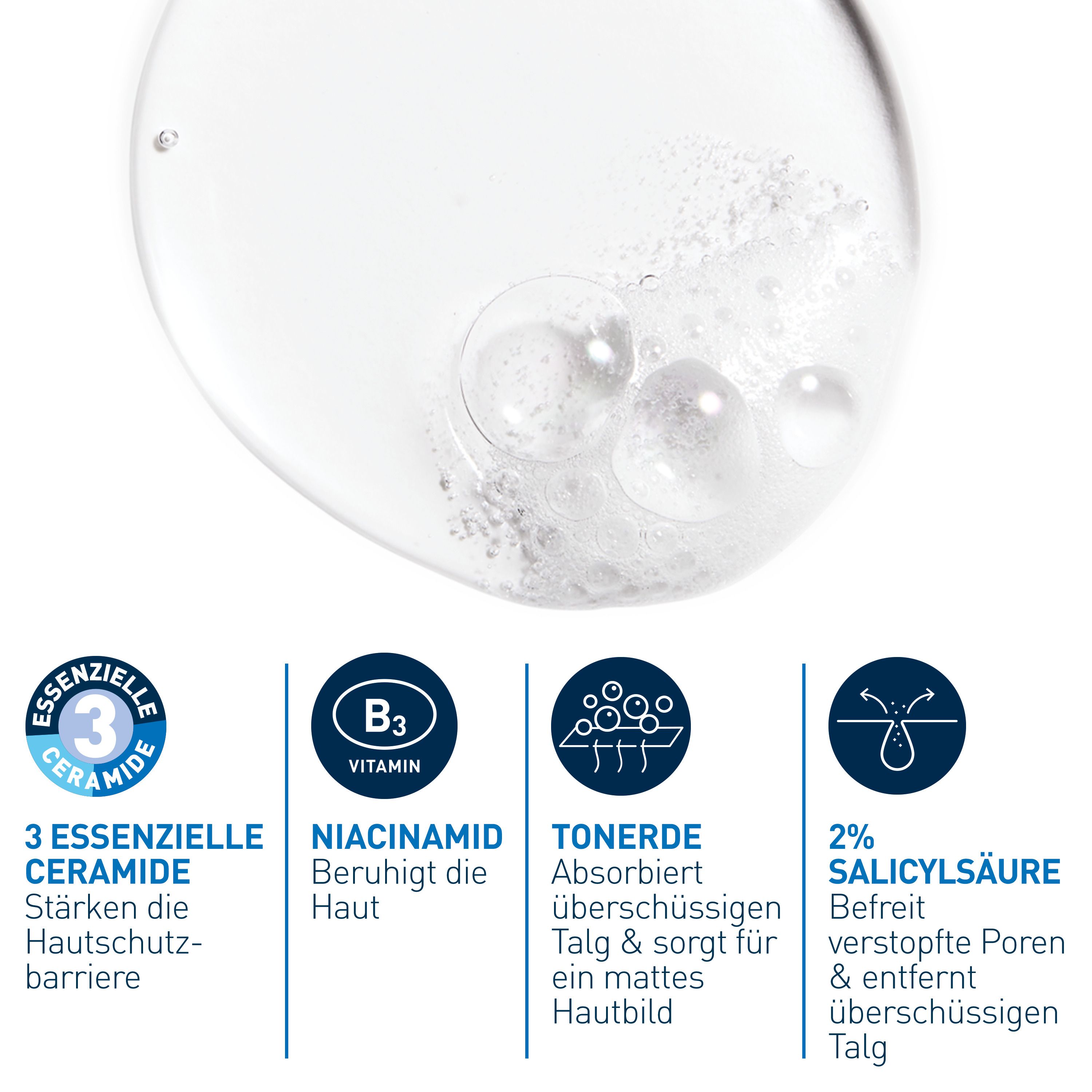 CeraVe Gel Moussant Anti-imperfections pour peaux à tendance acnéique