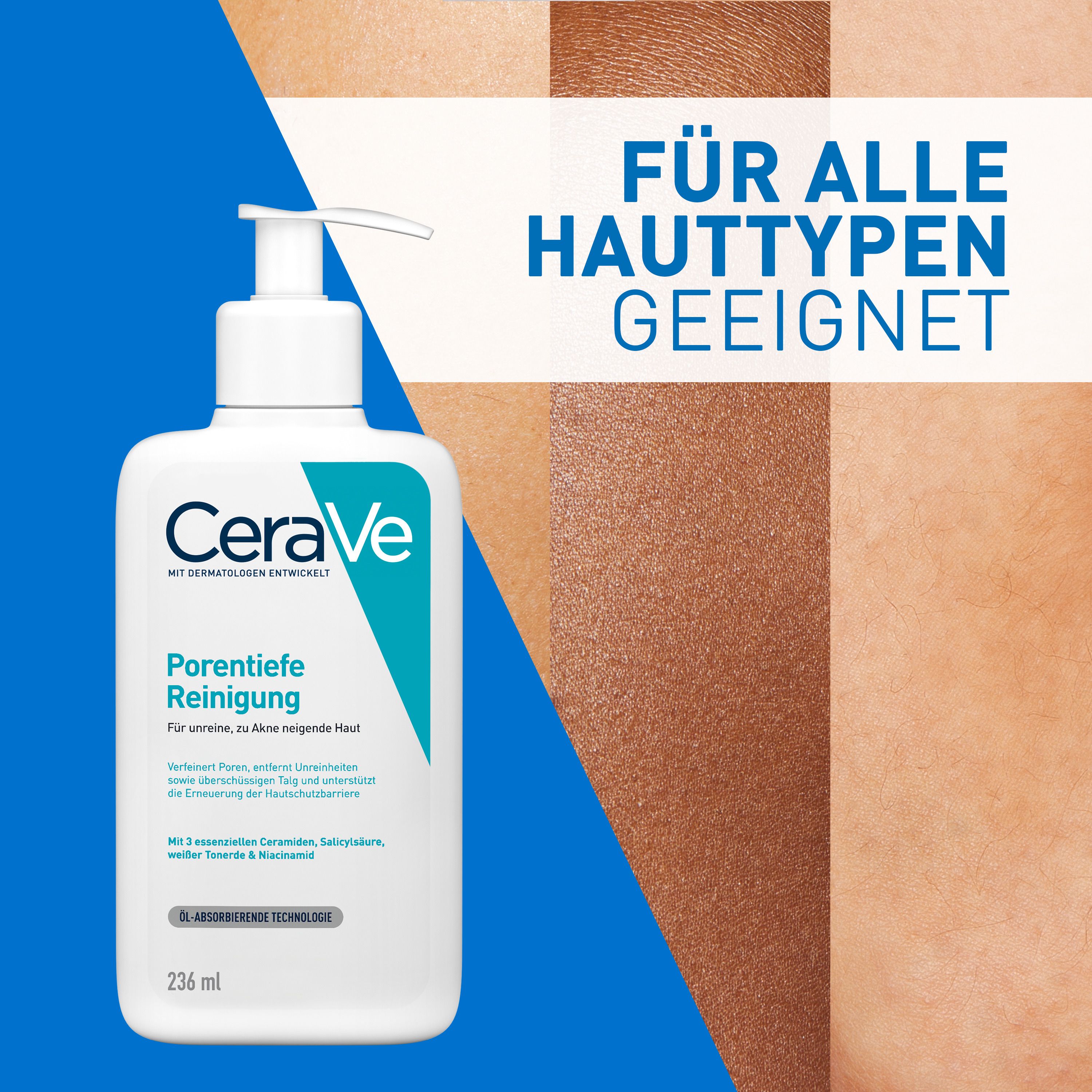 CeraVe Gel Moussant Anti-imperfections pour peaux à tendance acnéique