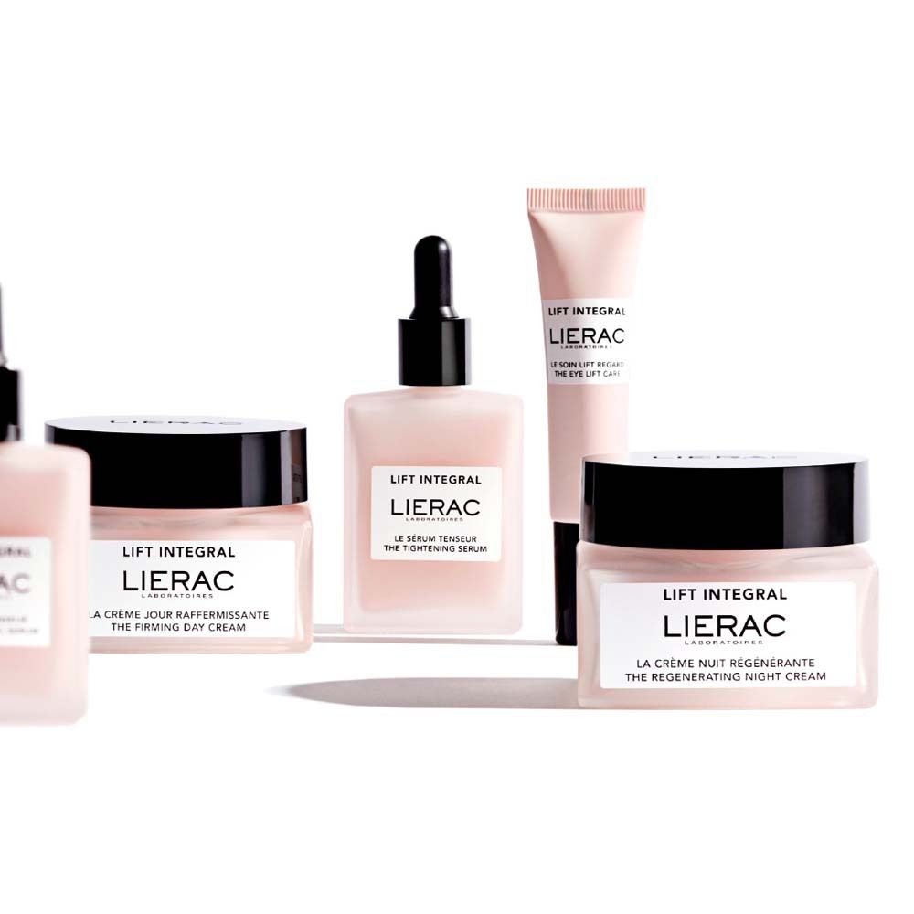Divers produits Lierac Lift Integral. Crèmes, sérum, soin des yeux.