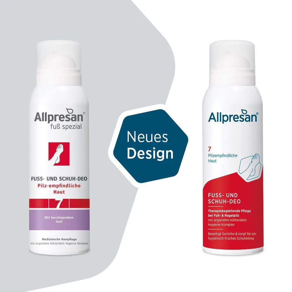 Allpresan Schaum-Creme Hornhaut und Schrunden.