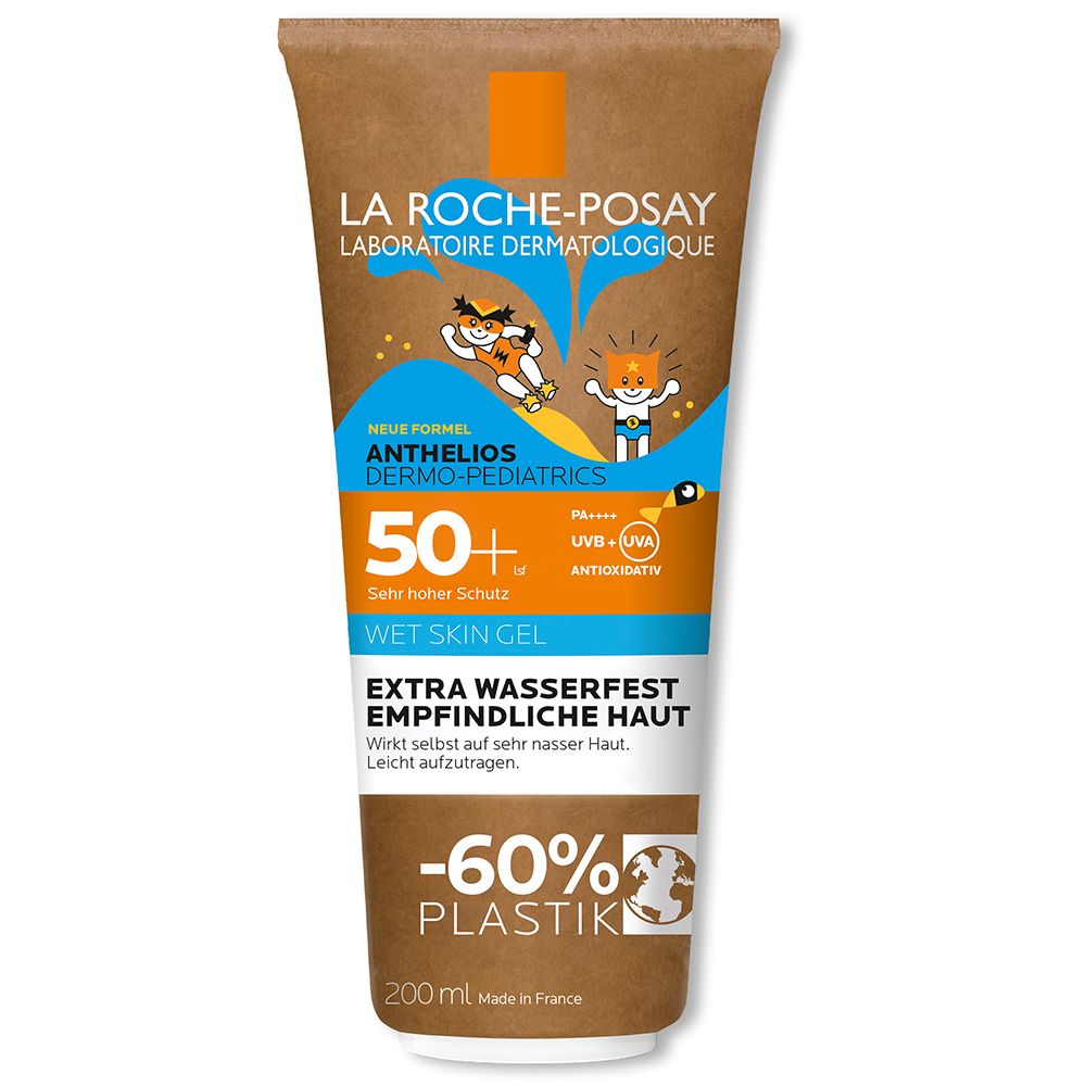 La Roche Posay Anthelios Dermo-Pediatrics Wet Skin Gel LSF 50+: Sonnencreme für Kinder bei zu Sonnenallergie neigende und empfindliche Haut
