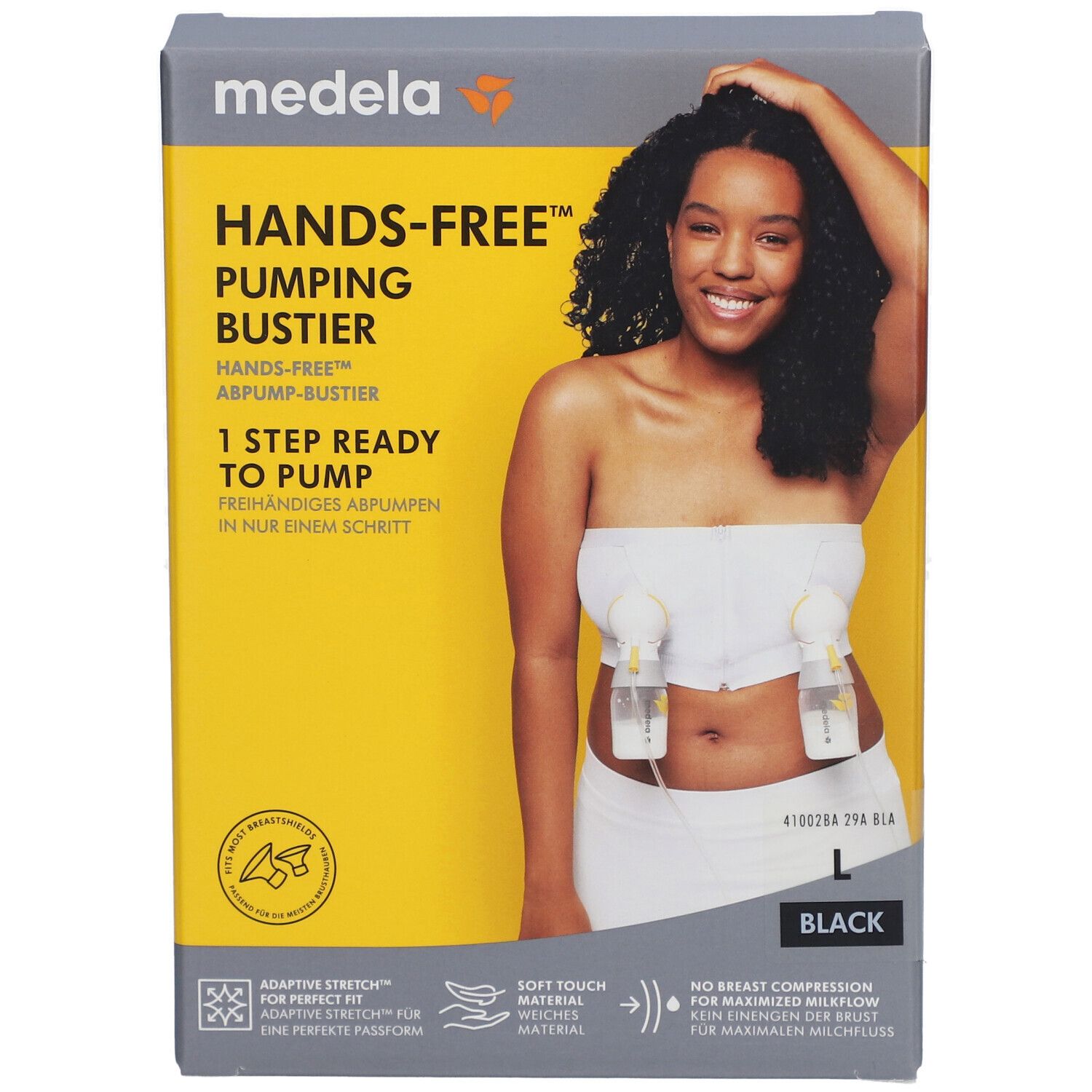 medela Bustier pour tire-lait Hands-free™ noir, taille L