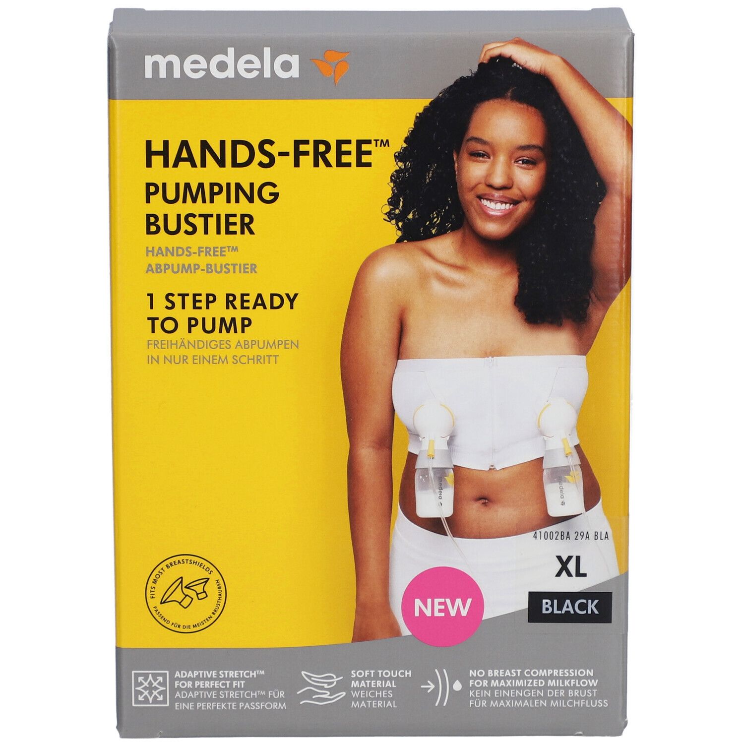 medela Bustier pour tire-lait Hands-free™ noir, taille XL