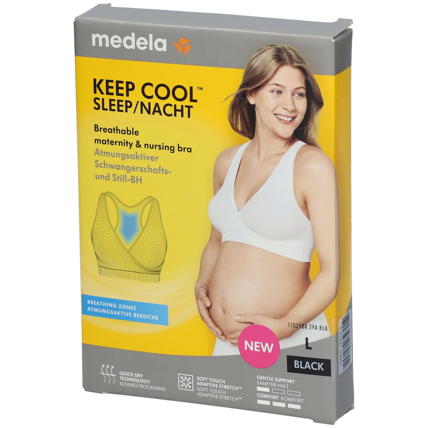 medela Keep Cool Bustier sommeil Taille L noir