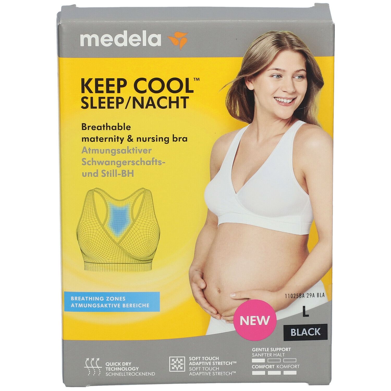 medela Keep Cool Bustier sommeil Taille L noir