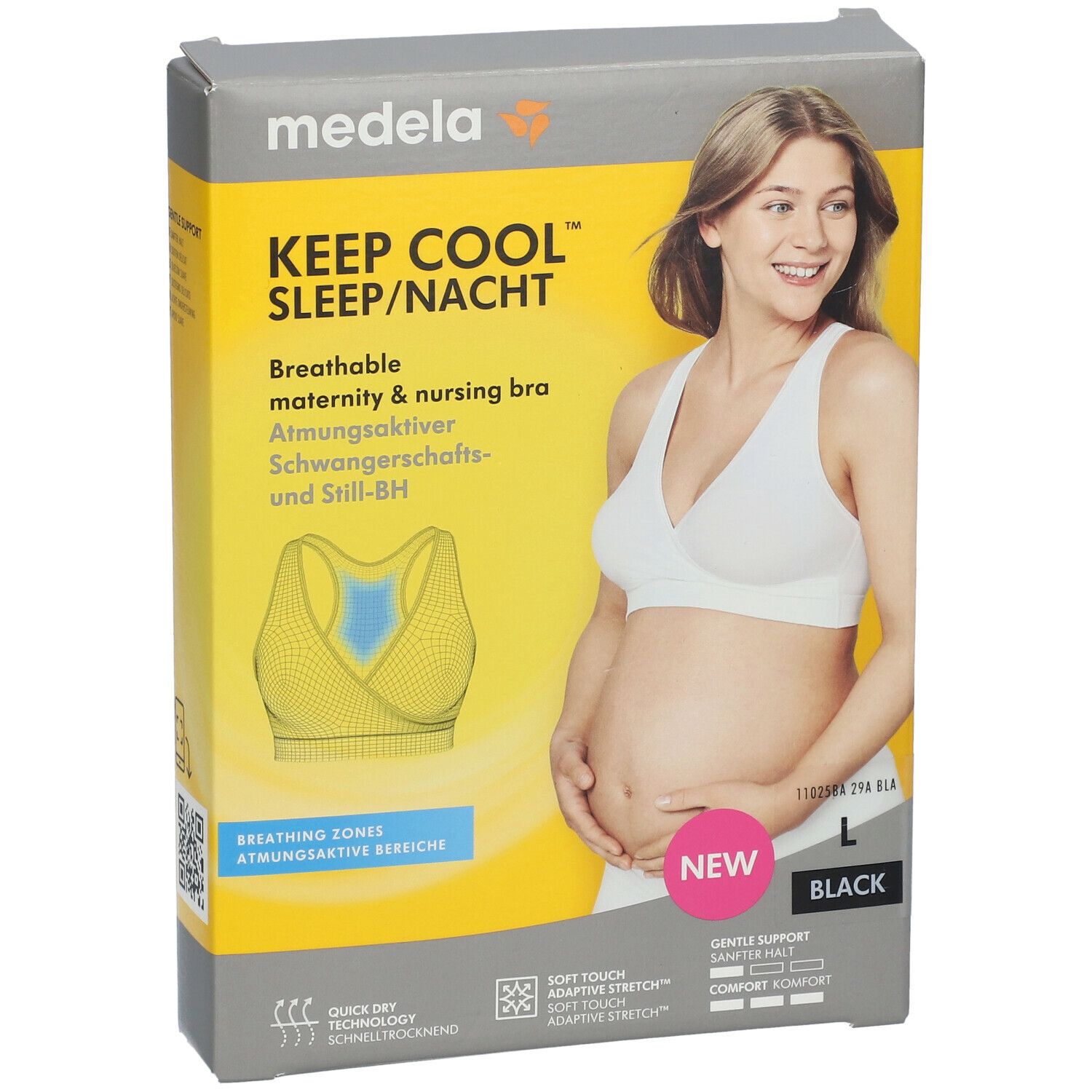 medela Keep Cool Bustier sommeil Taille L noir