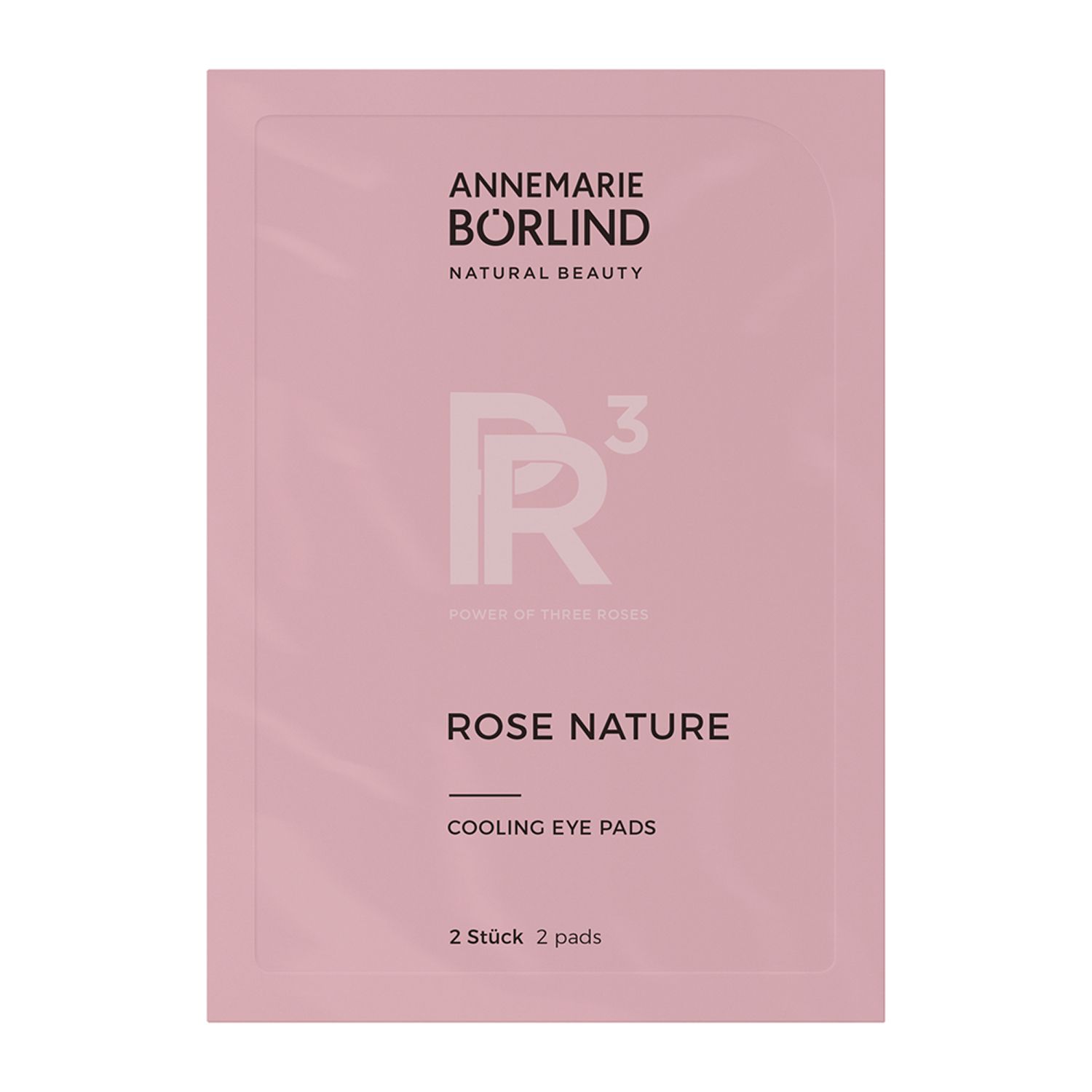 ANNEMARIE BÖRLIND Coussinets rafraîchissants pour les yeux Rose Nature