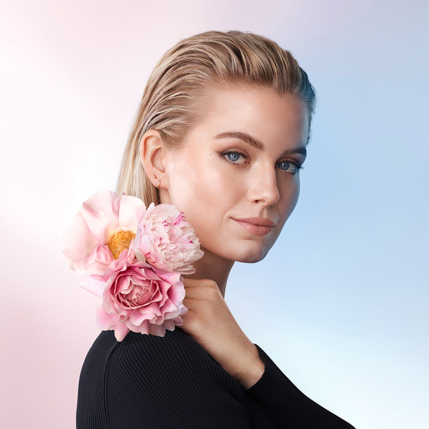 ANNEMARIE BÖRLIND Coussinets rafraîchissants pour les yeux Rose Nature