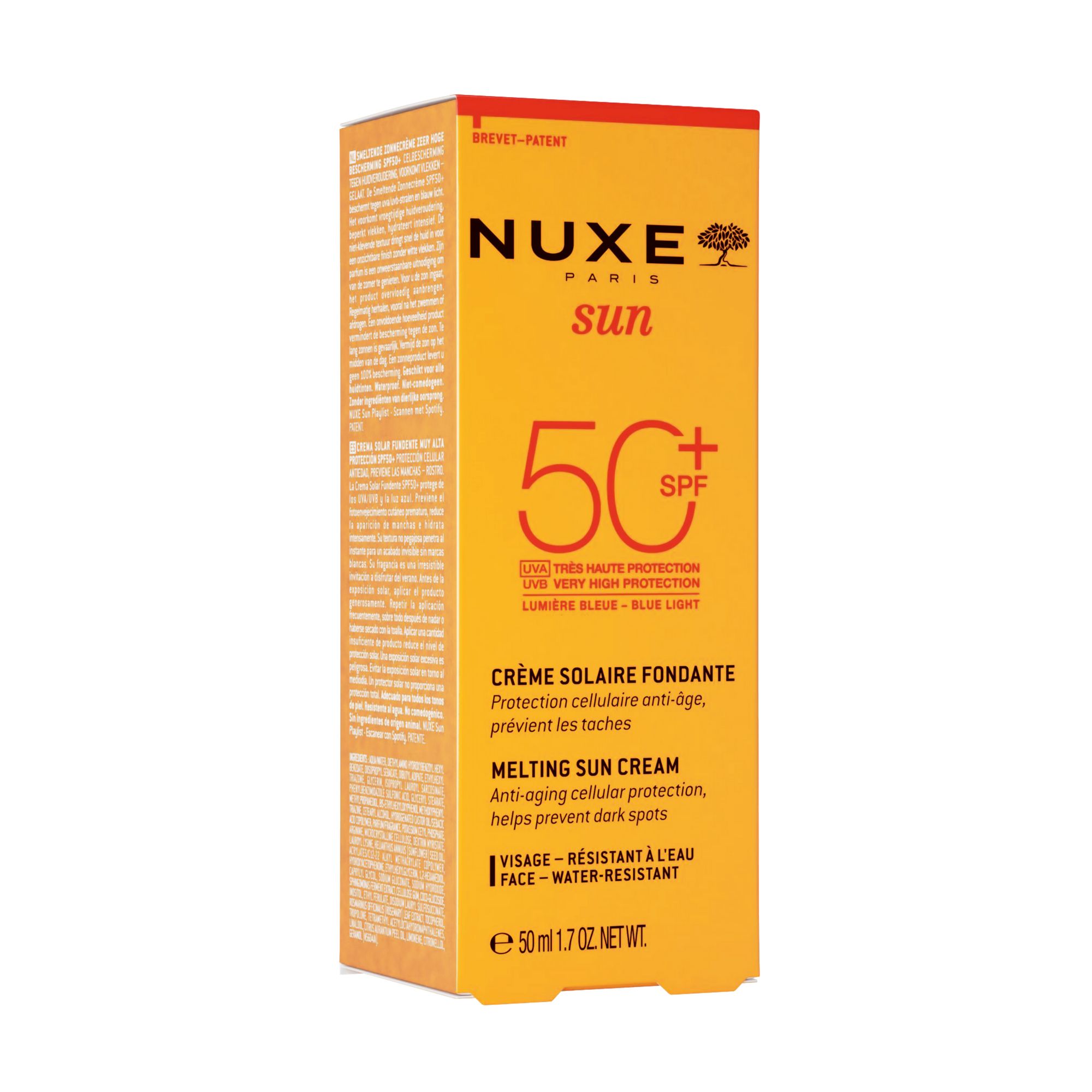 NUXE Crème solaire visage SPF 50