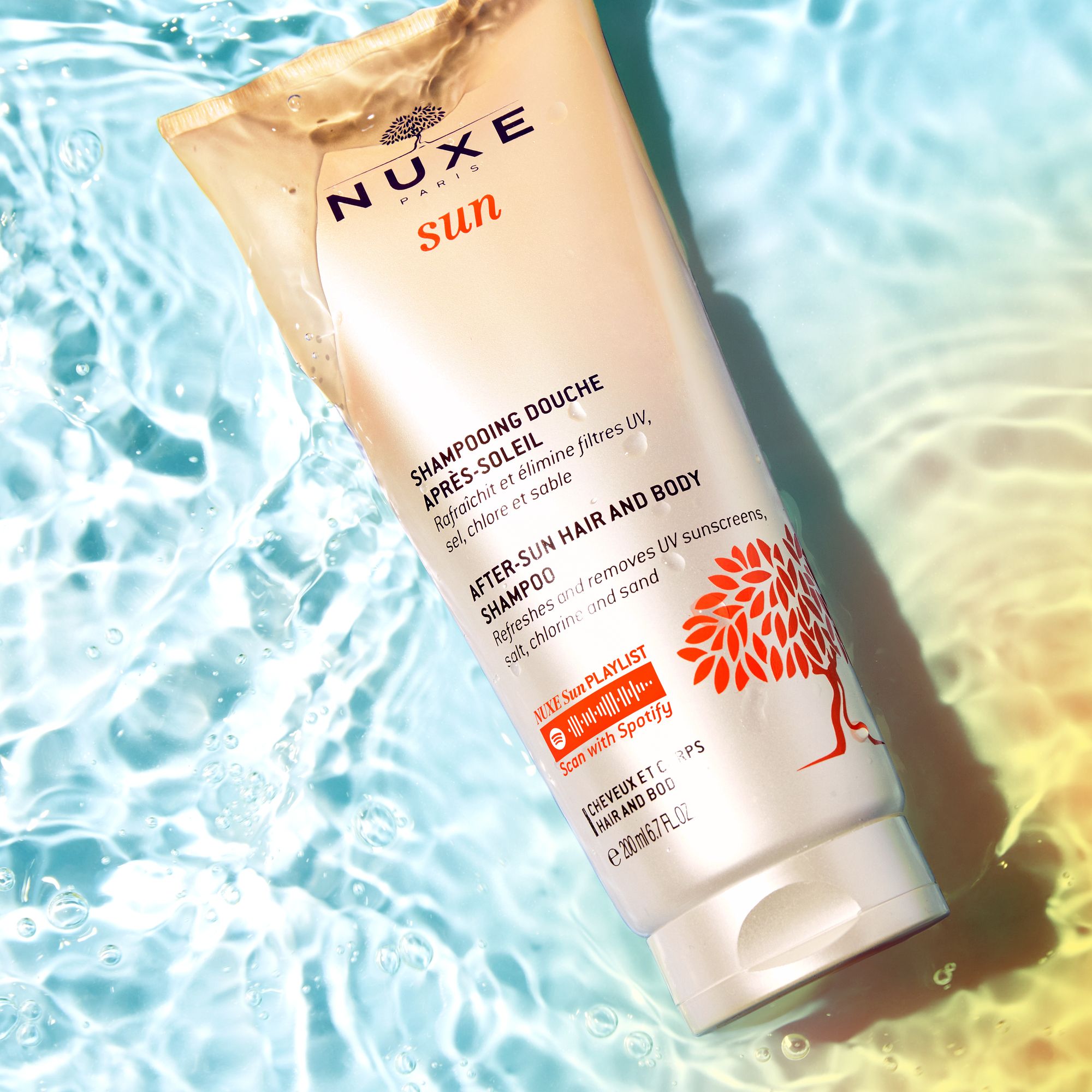 NUXE Sun Shampooing et gel douche hydratants après-soleil 2 en 1