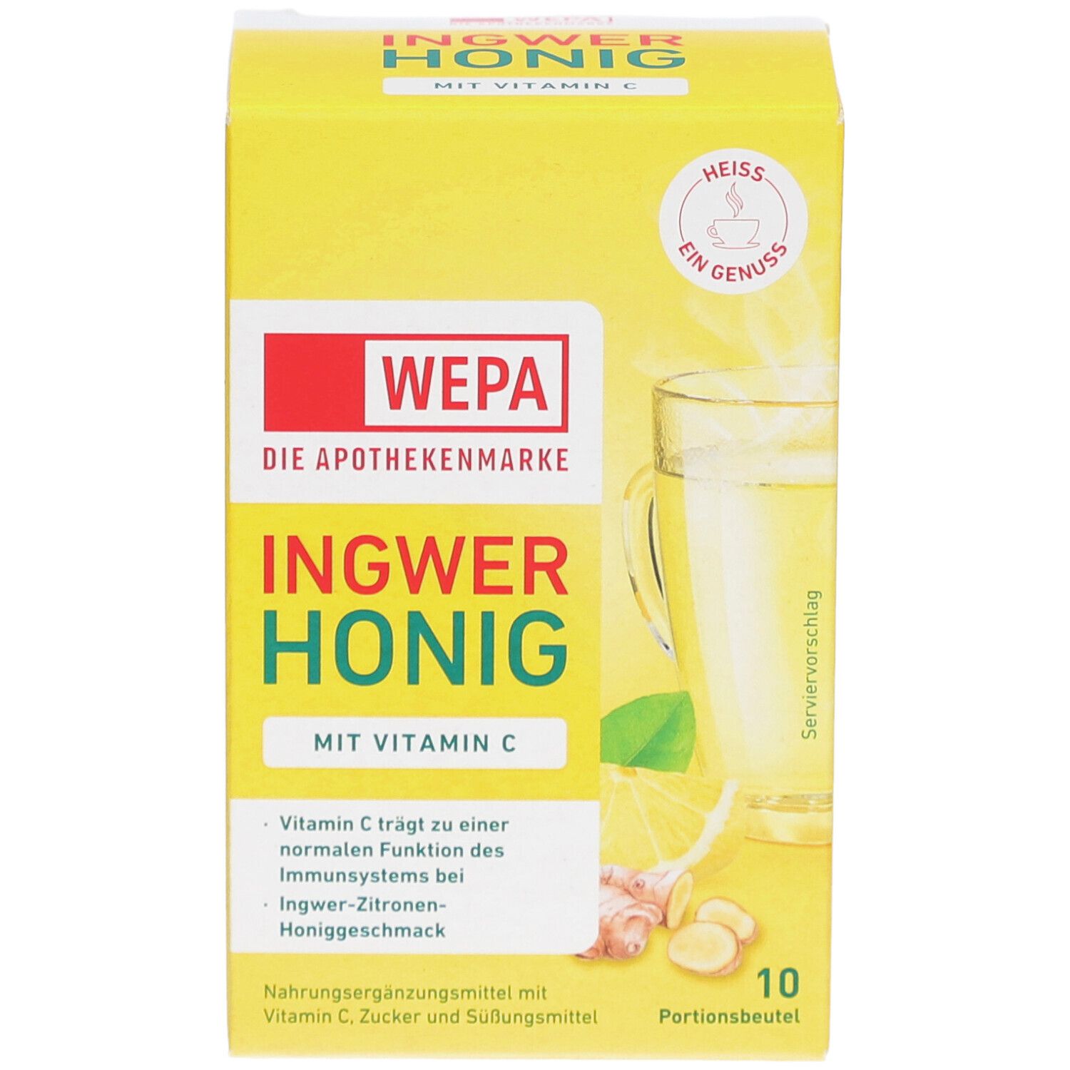 WEPA Gingembre+Miel+Vitamine C en poudre