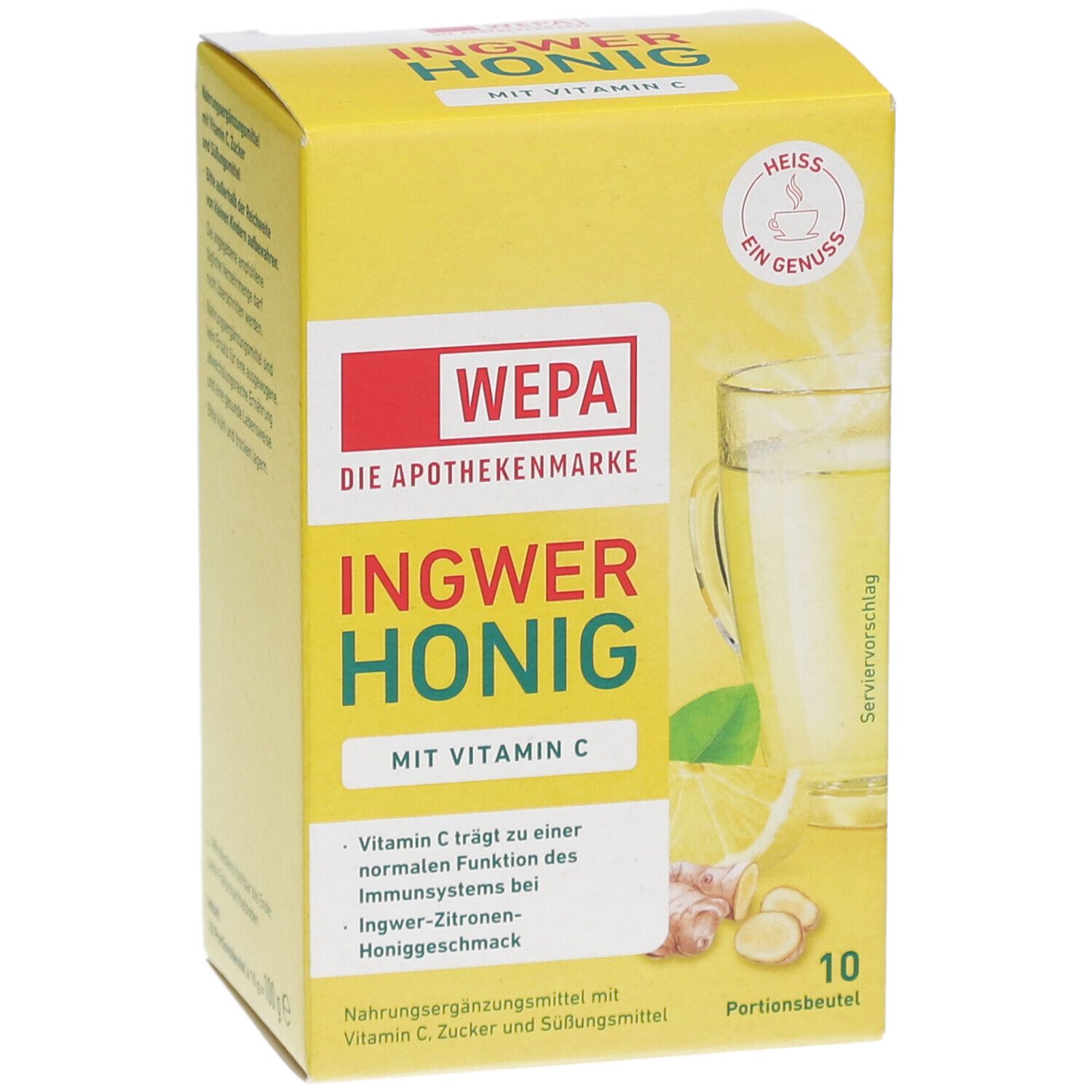 WEPA Gingembre+Miel+Vitamine C en poudre