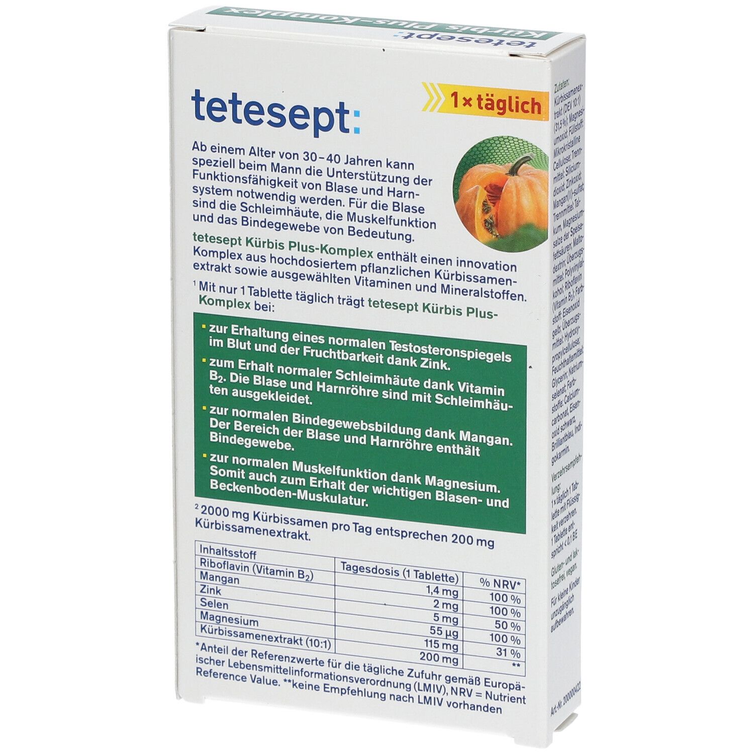 tetesept® Kürbis Plus-Komplex