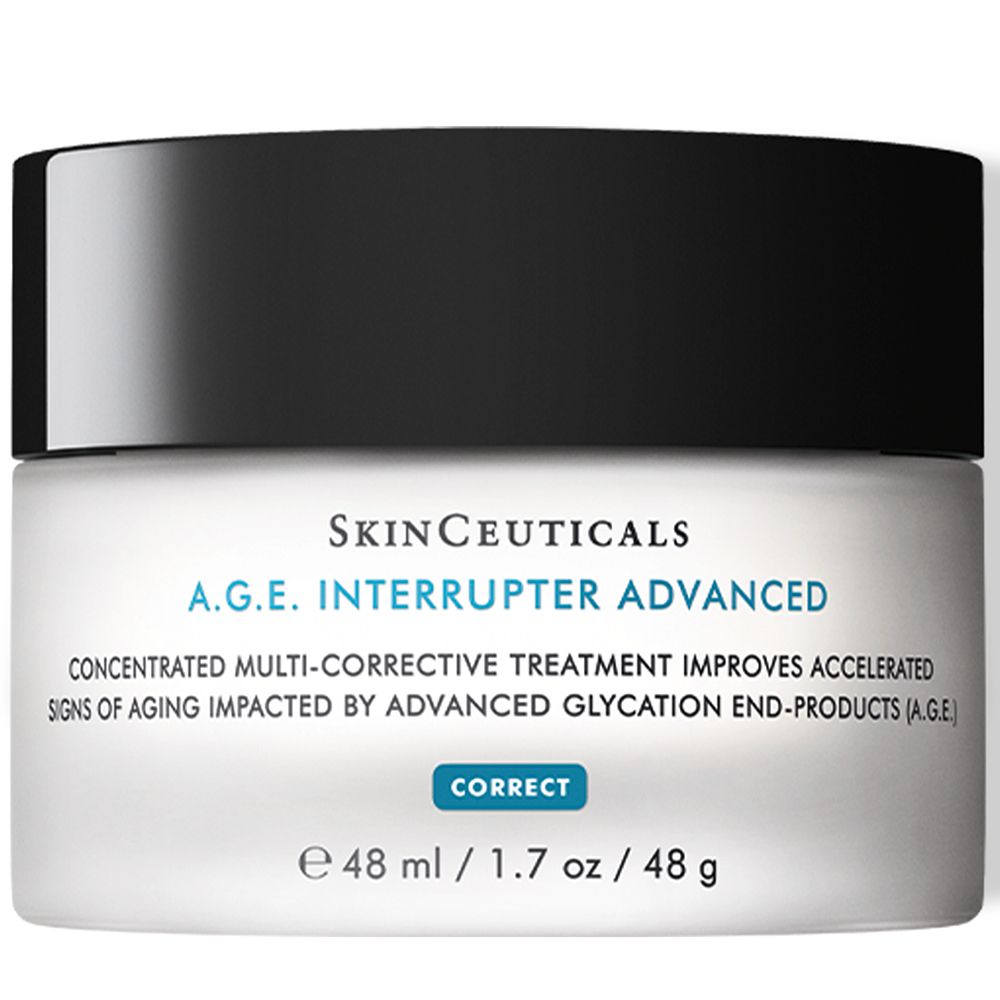 Pot de crème SkinCeuticals A.G.E. Interrupter Advanced. Informations sur le produit.