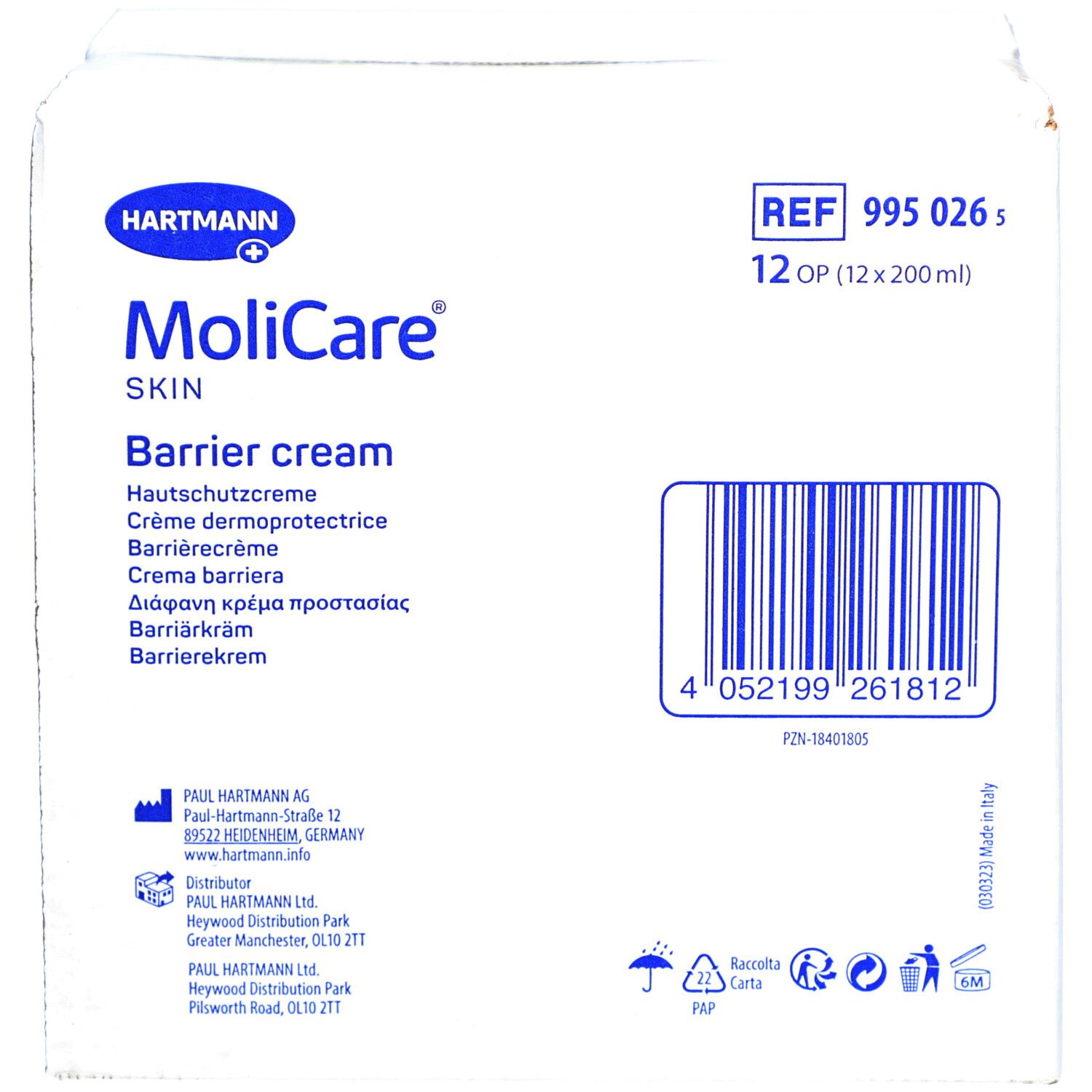 MoliCare® Skin Crème dermoprotectrice