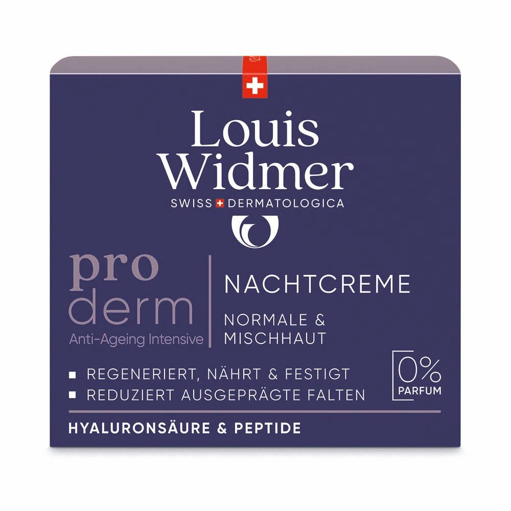 Louis Widmer proderm Crème de nuit non parfumée