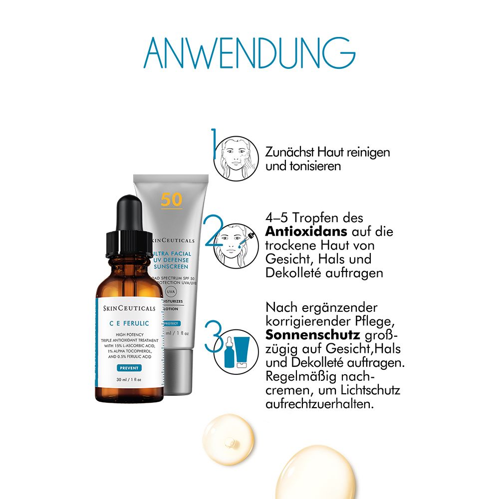 SkinCeuticals C E FERULIC Serum + Ultra Facial UV Defense LSF 50 Set