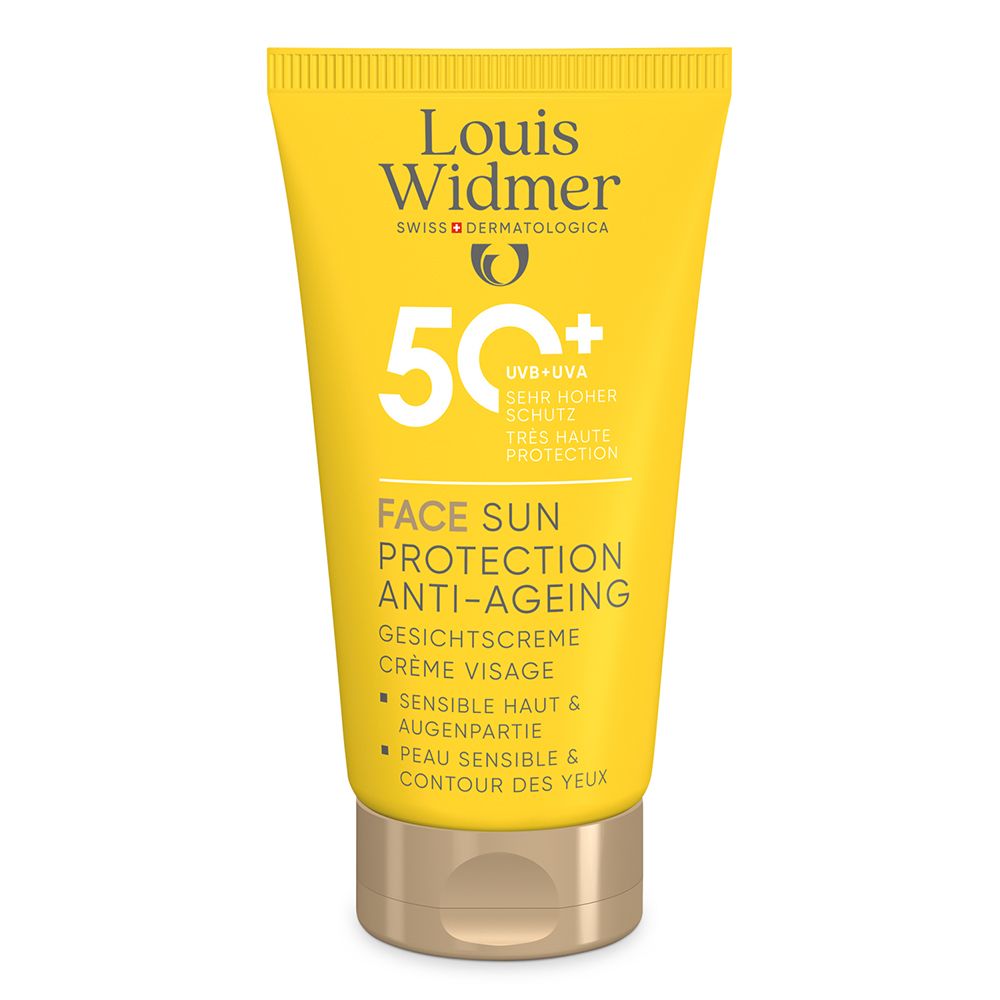 Louis Widmer Face Sun Protection Anti-Ageing 50 unparfümiert: Produktbild