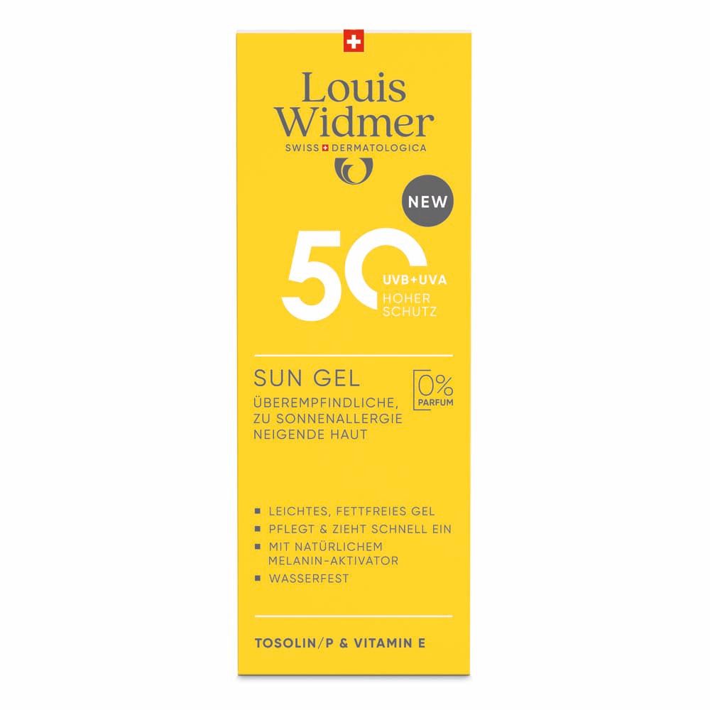 Louis Widmer® Sun Gel SPF 50 sans parfum