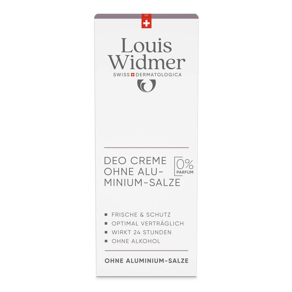 Louis Widmer® Deo Creme ohne Aluminium-Salze ohne Parfum