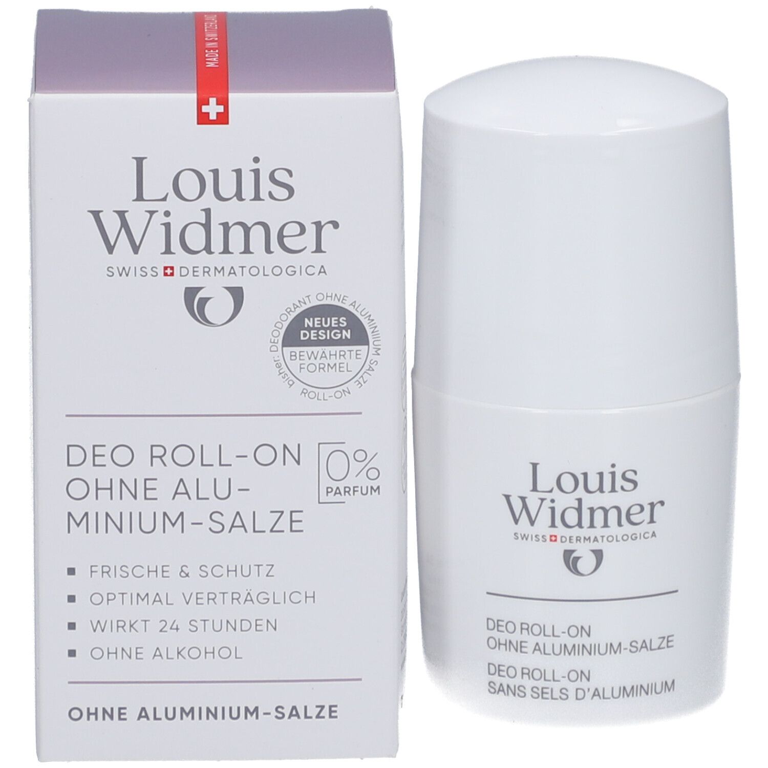 Louis Widmer® Deo Roll-on ohne Aluminium-Salze ohne Parfüm