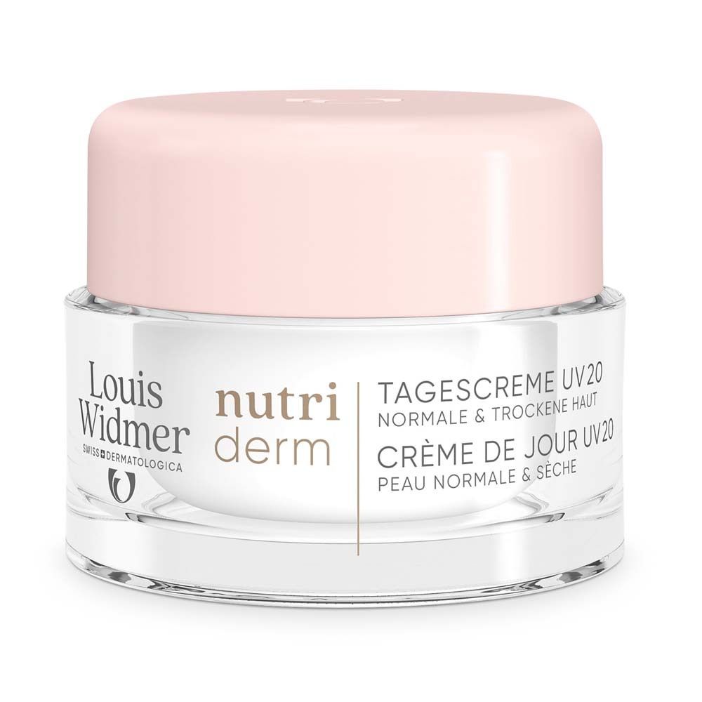 Louis Widmer nutriderm Crème de jour UV 20 sans parfum