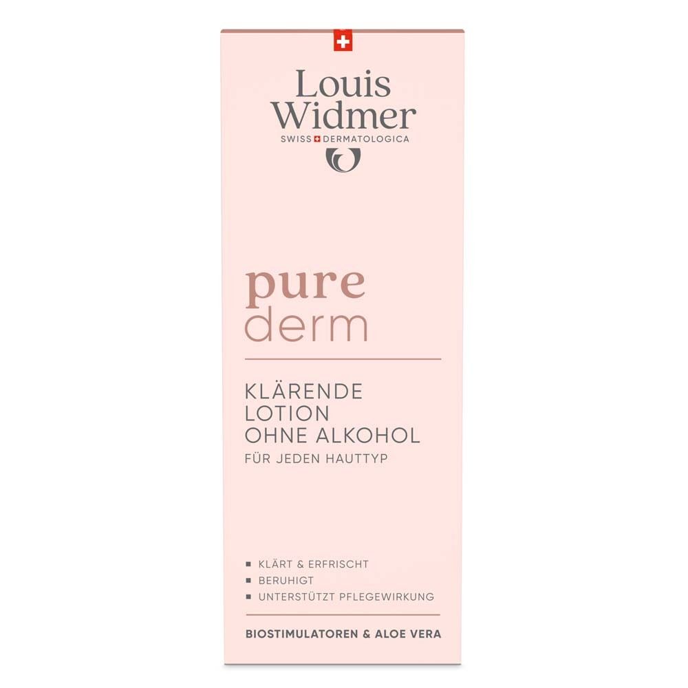 Louis Widmer purederm Lotion purifiante sans alcool