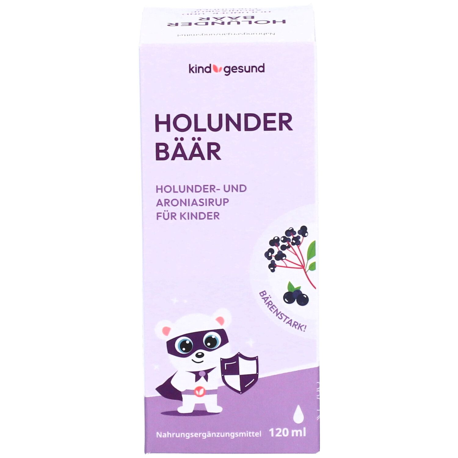 KINDGESUND® Ours hollandais - Sirop de sureau et d'aronia pour enfants