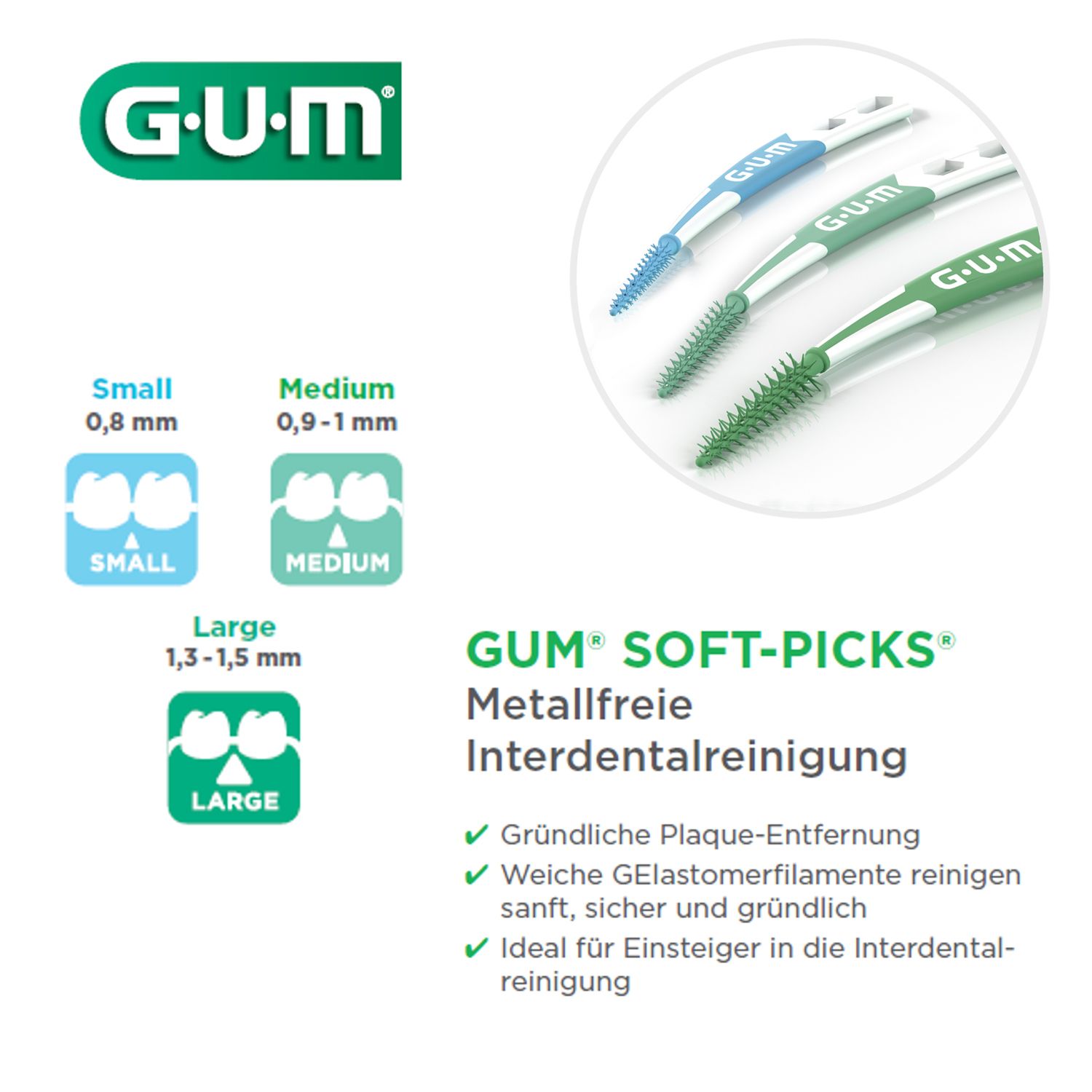 GUM® SOFT-PICKS® Brosse interdentaire Pro Large