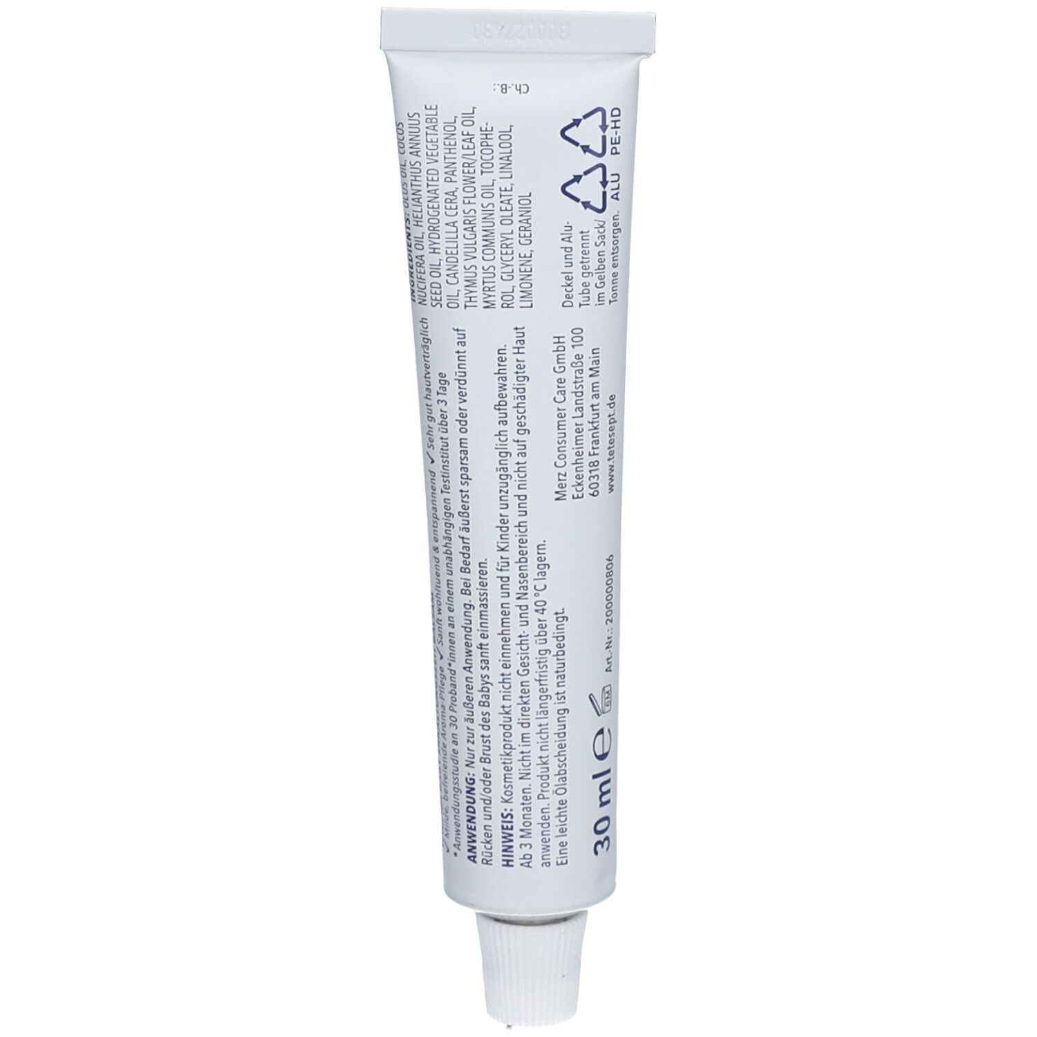 TETESEPT:® Baby Baume contre le rhume