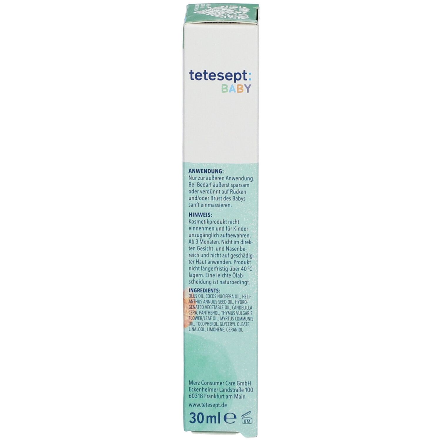 TETESEPT:® Baby Baume contre le rhume